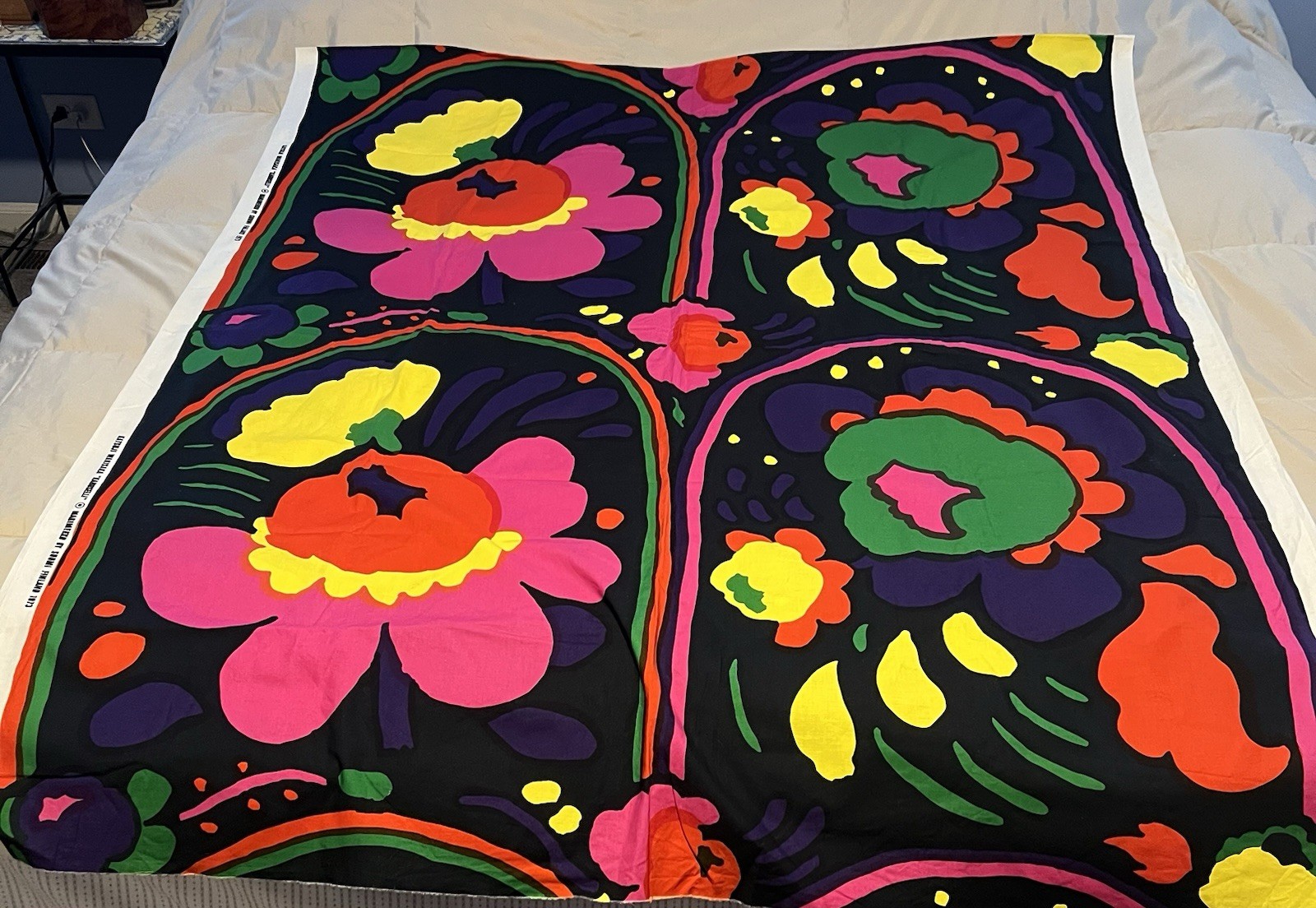 Vintage 1973 Marimekko Maija Isola KARUSELLI 54” X 124” Great Condition