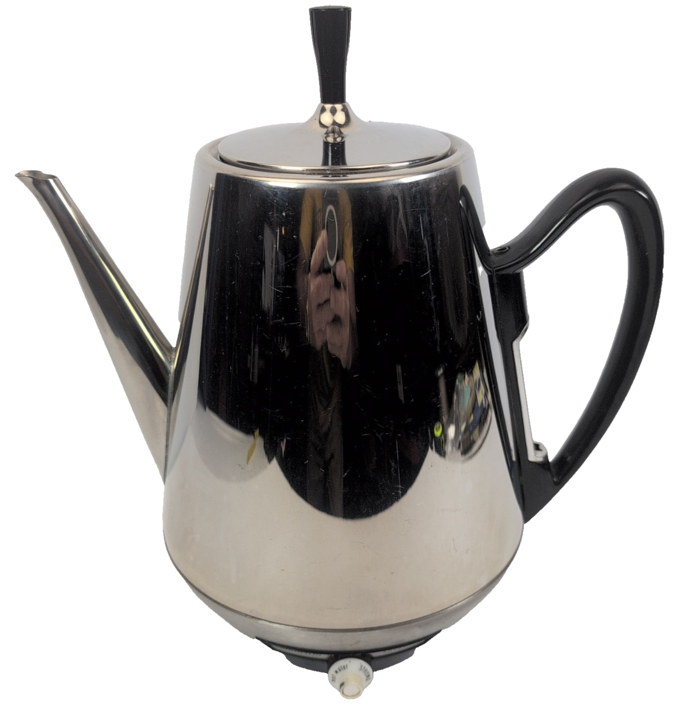 Vintage Sunbeam AP 76 Automatic 12 Cup Electric Coffee Percolator Chrome Works