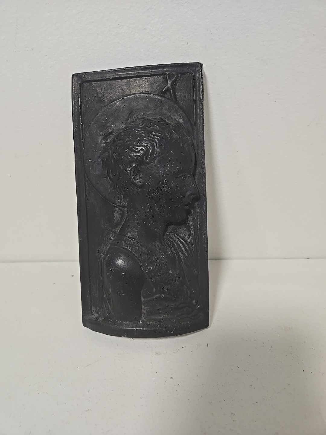 Young St John the Baptist Wall Plaque Desiderio da Settignano Style 7.4\