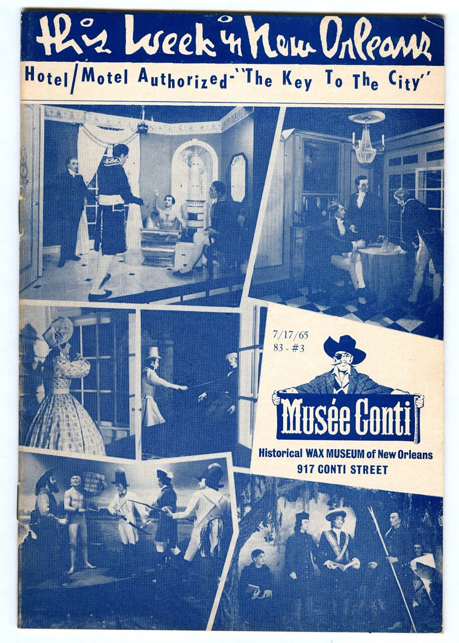 Vintage 1965 THIS WEEK in NEW ORLEANS Souvenir Advertising Booklet Musée Conti