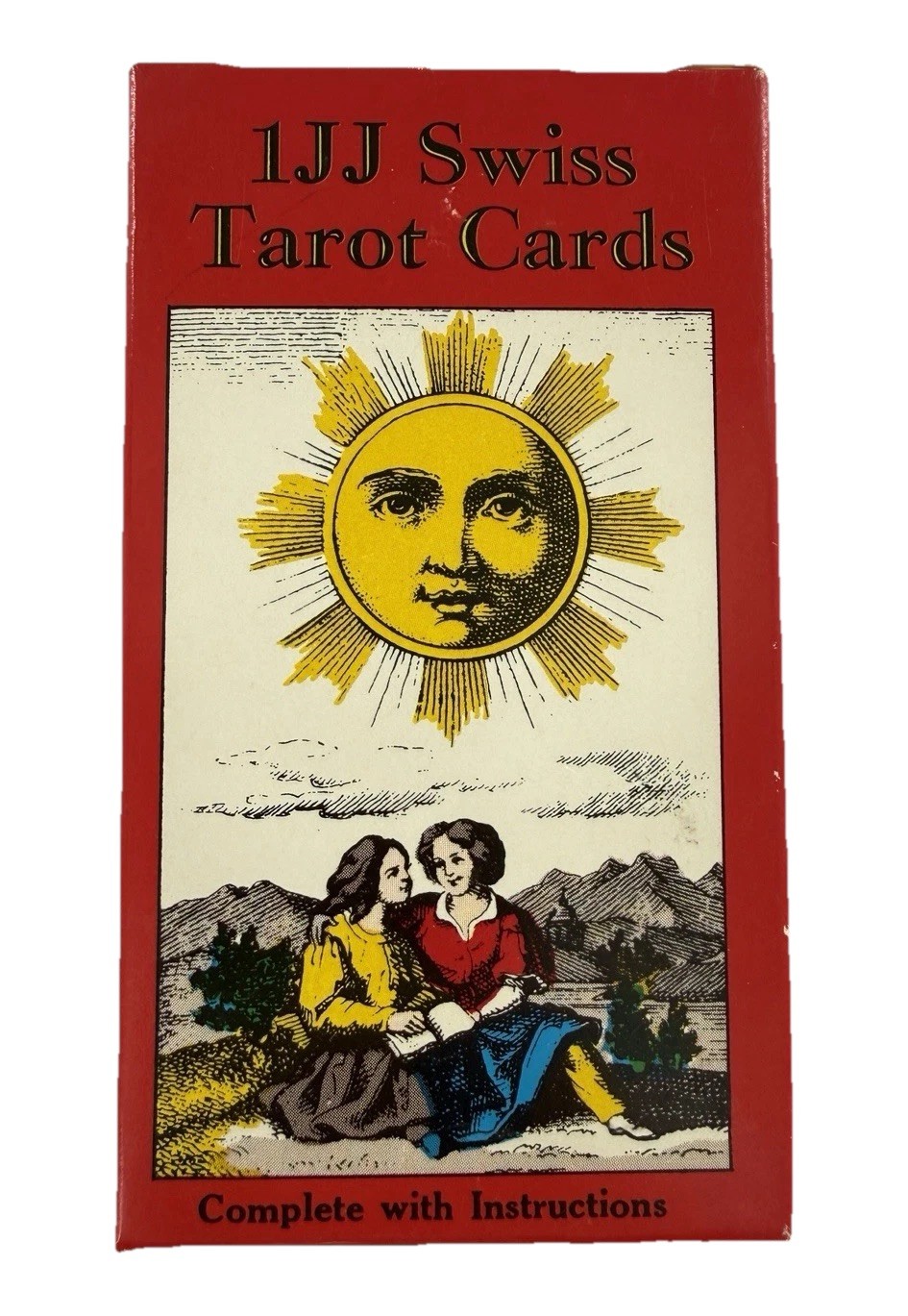 Vintage 1969 Tarot Cards Tarok No 1 JJ Swiss Made US Games Systems 78 Card Deck