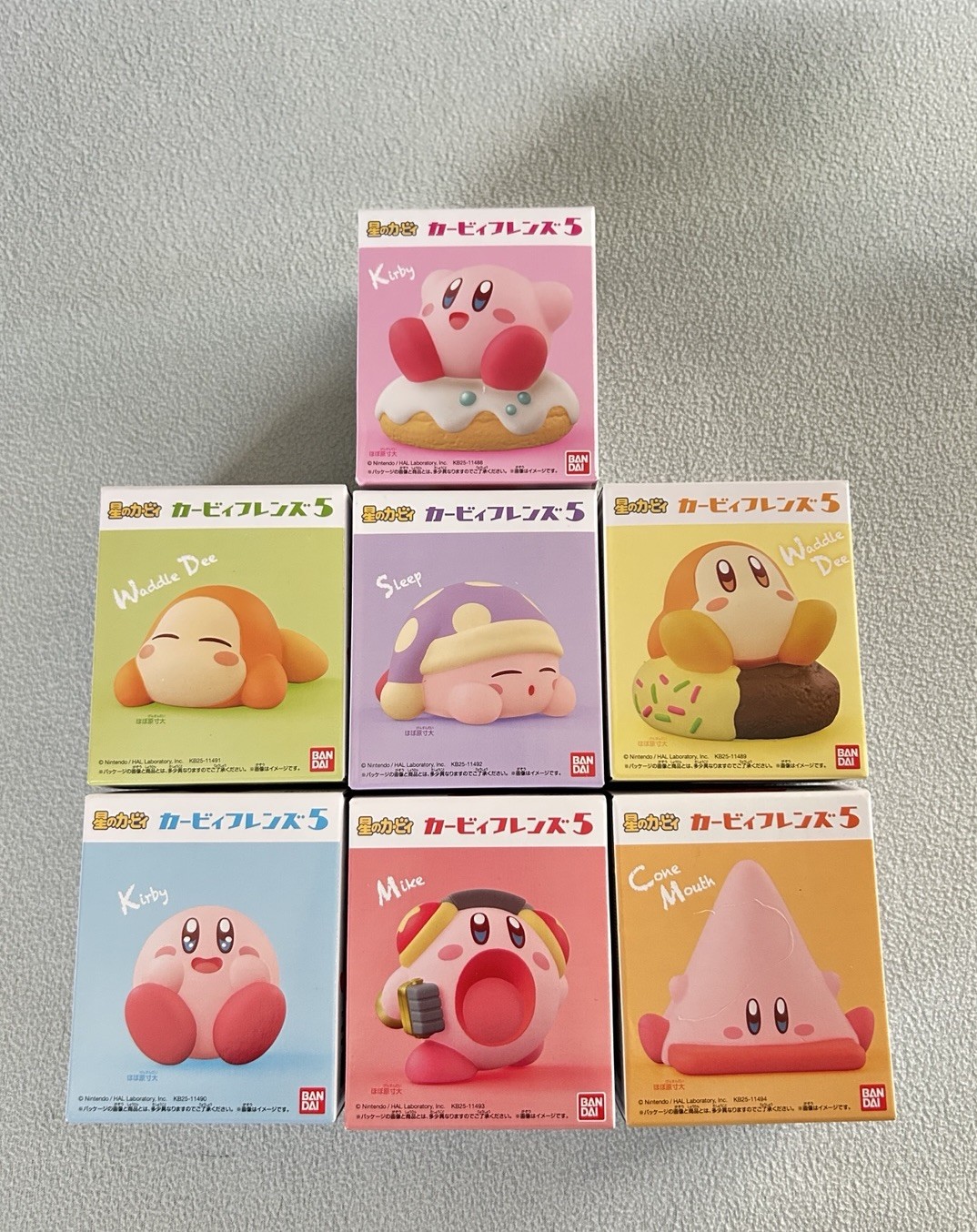 Bandai Kirby\'s Dream Land Friends 5 Vinyl Figures Single Blind Box