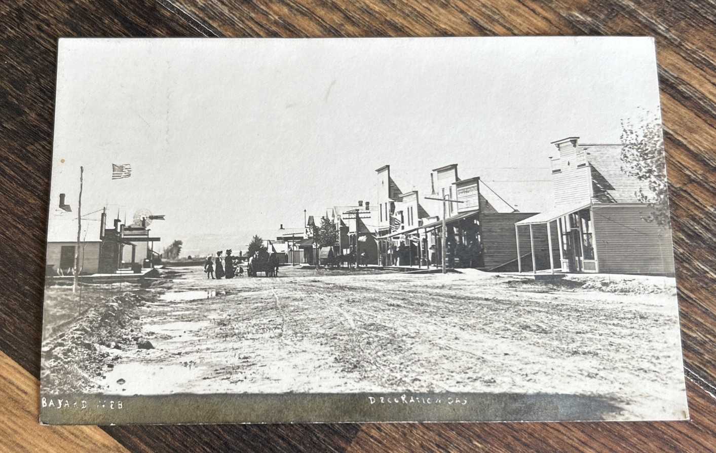 Bayard Nebraska Main Street Postcard Bayard Nebraska Main Street Postcard