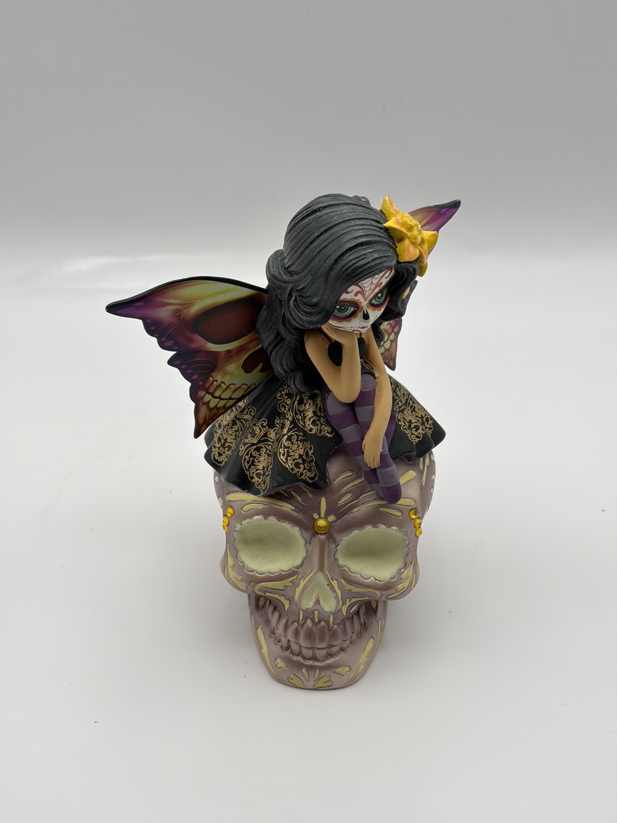 Hamilton Collection Sugar Skull Fairy Spirit of Inspiring Hope by JBG Glows