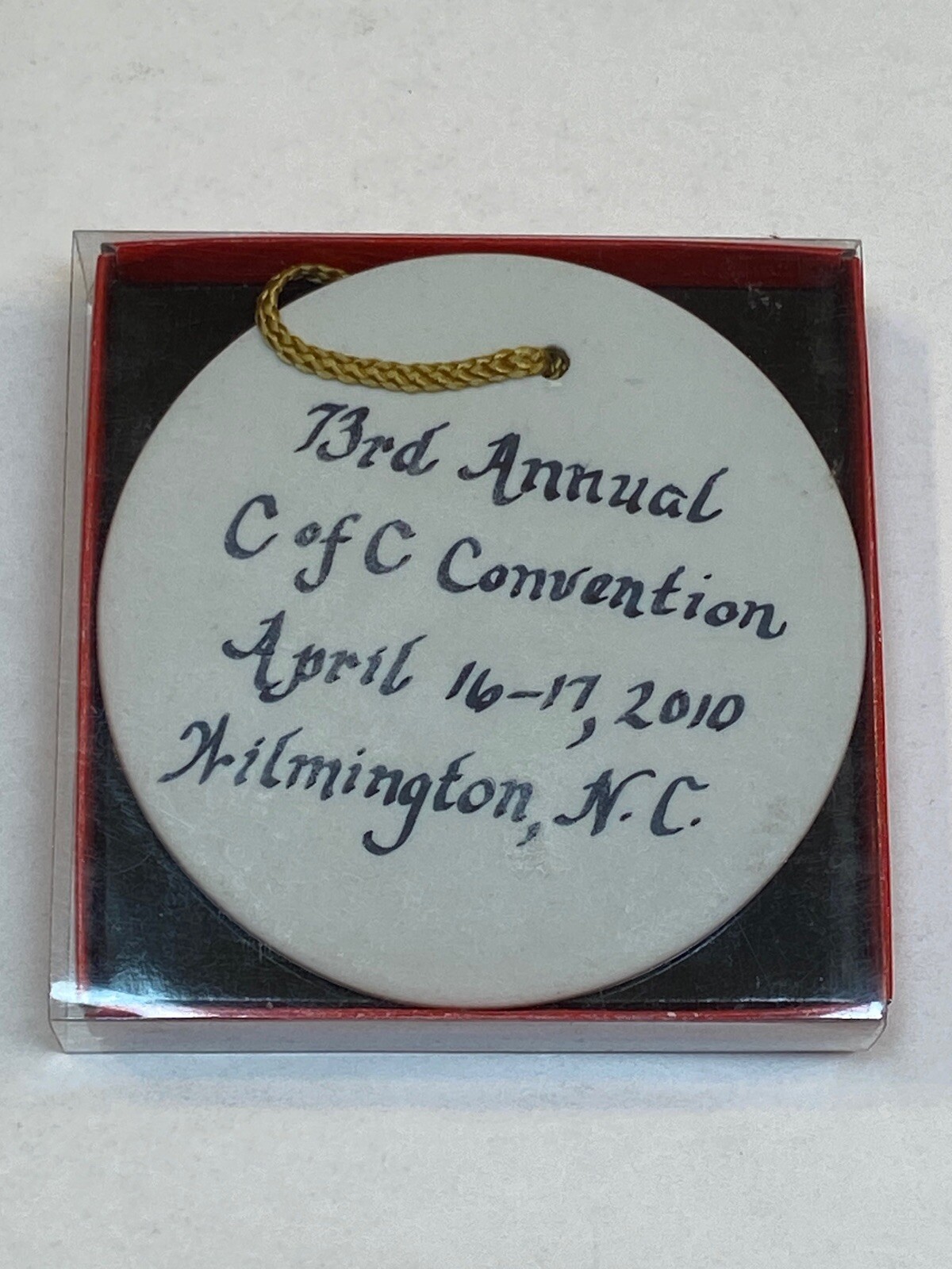Children of the Confederacy United Daughters UDC NC CofC Robert E Lee Ornament