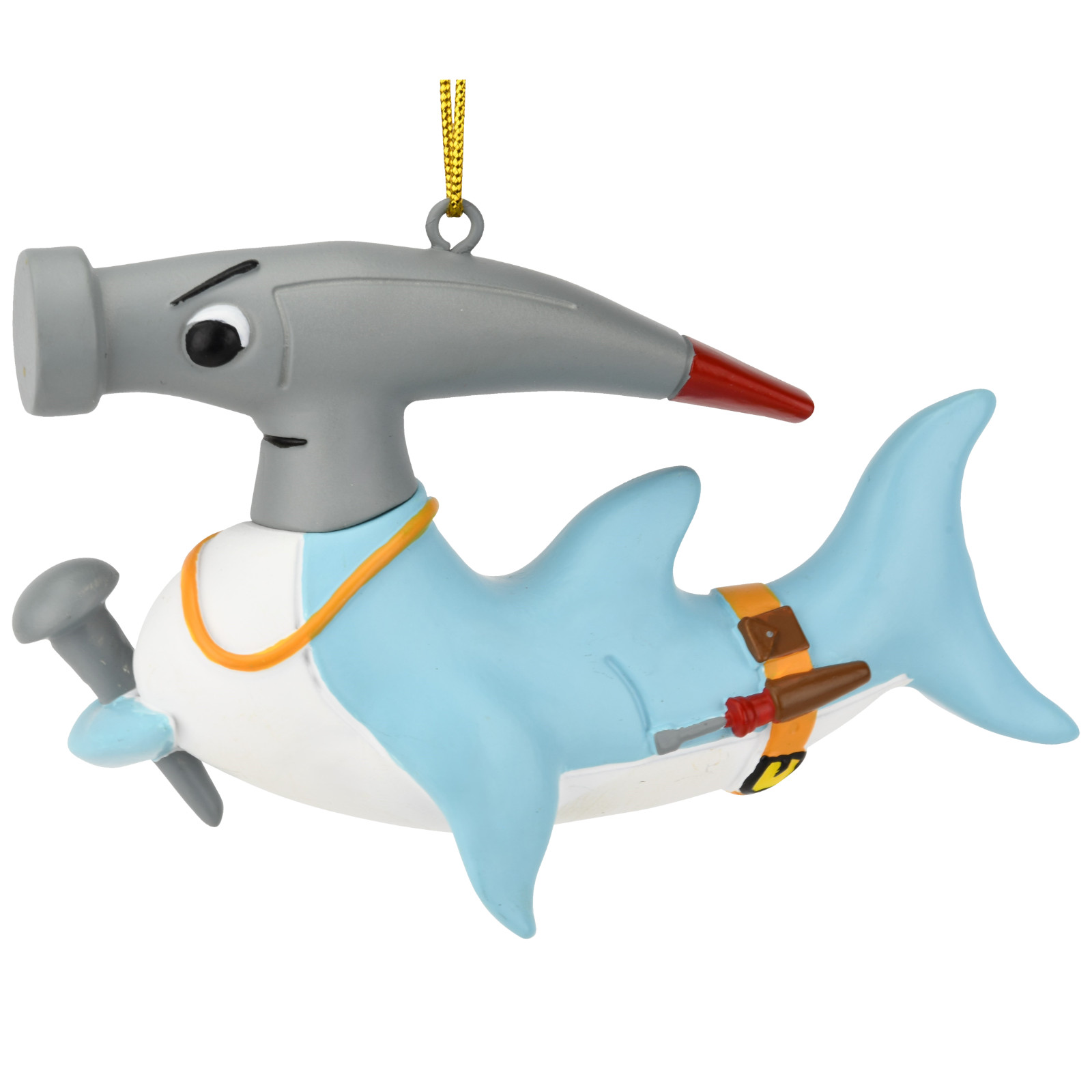 Tree Buddees Hammerhead Shark Christmas Ornament Funny Play on Words