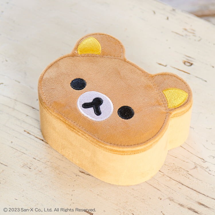 ［NEW］Rilakkuma Face-shaped Jewelry Case San-X Japan Limited
