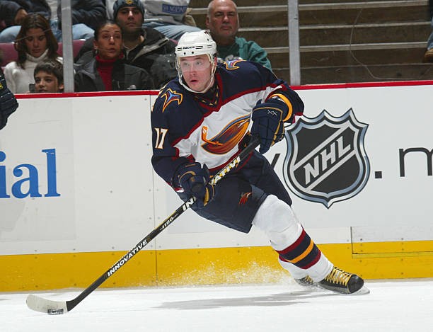 Ilya Kovalchuk Atlanta Thrashers skates at the game v the Ne- Ice Hockey Photo 4