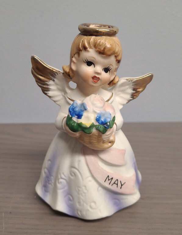 Vintage May Porcelain Angel Figurine Made in Japan Nice