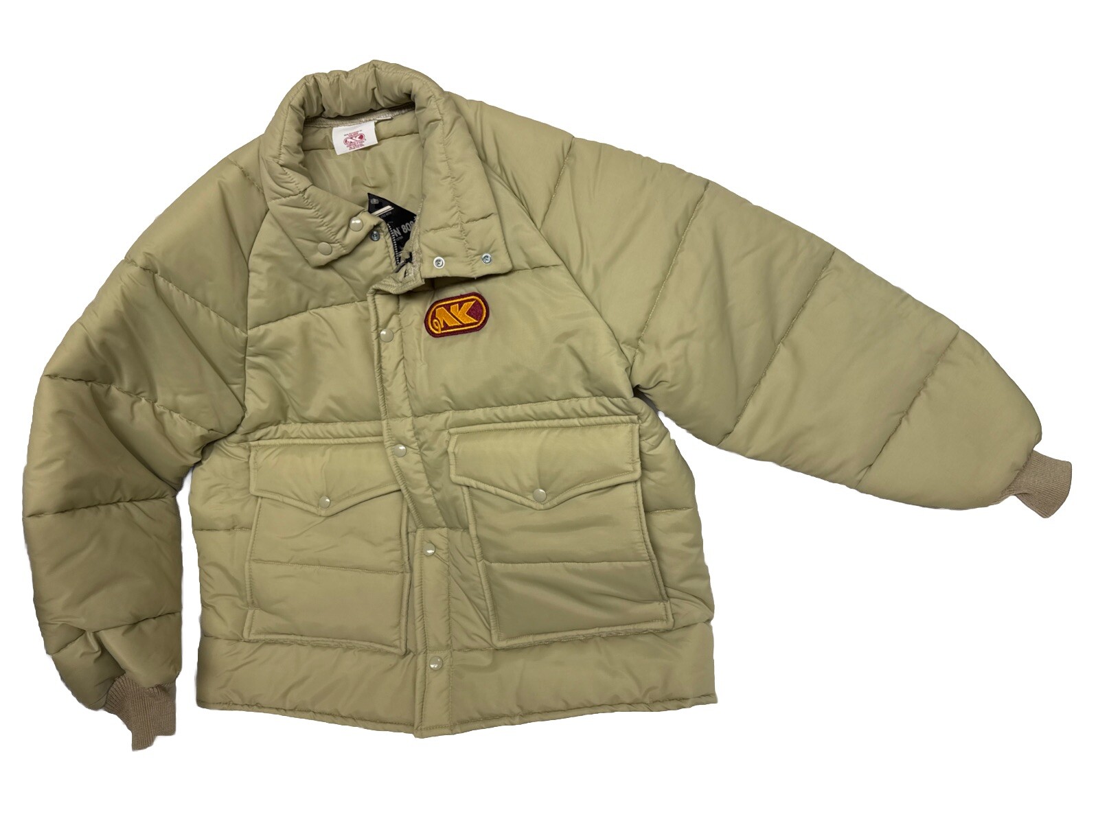 NWT Vintage NK Seeds Northrup King Puffer Jacket Coat Mens XL Deadstock
