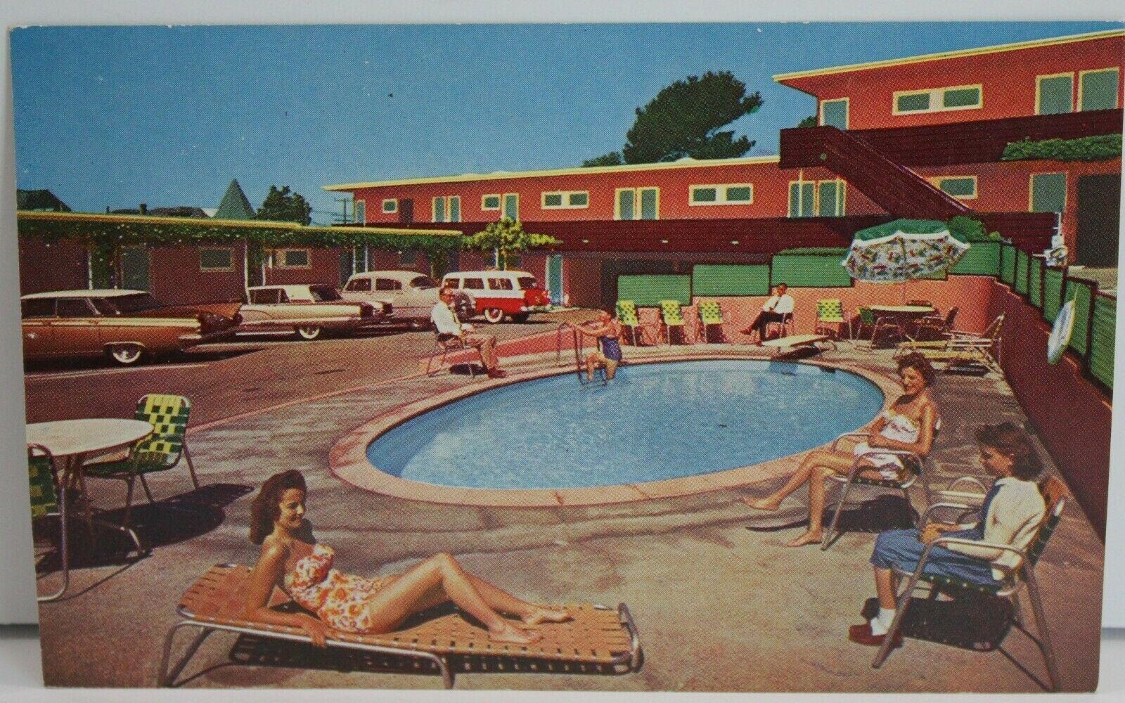 Postcard Hillcrest Motel Oakland California Vintage