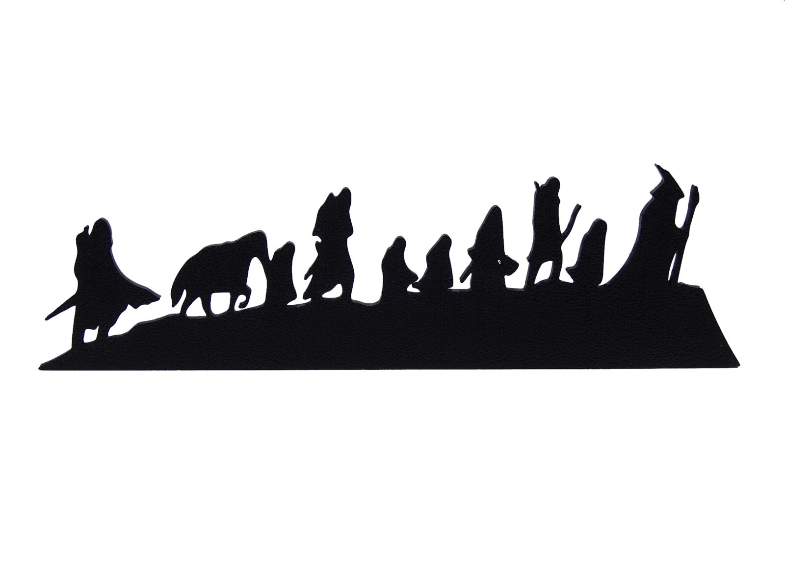 Lord of the Rings Fellowship Wall Sign Desk Shelf Sitter Art 8\