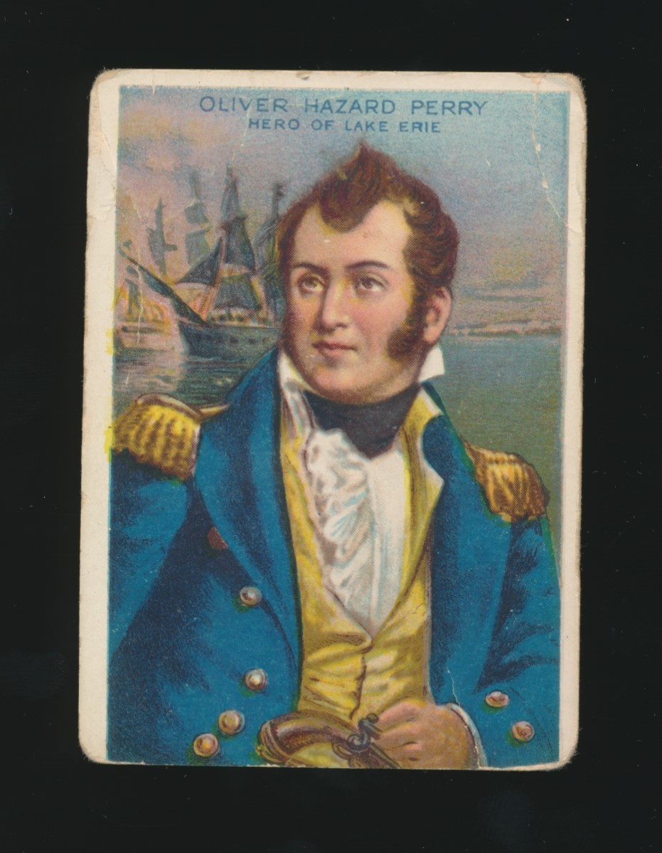 1911 T68 Miners Extra Tobacco (Short) HEROES OF HISTORY -OLIVER HAZARD PERRY