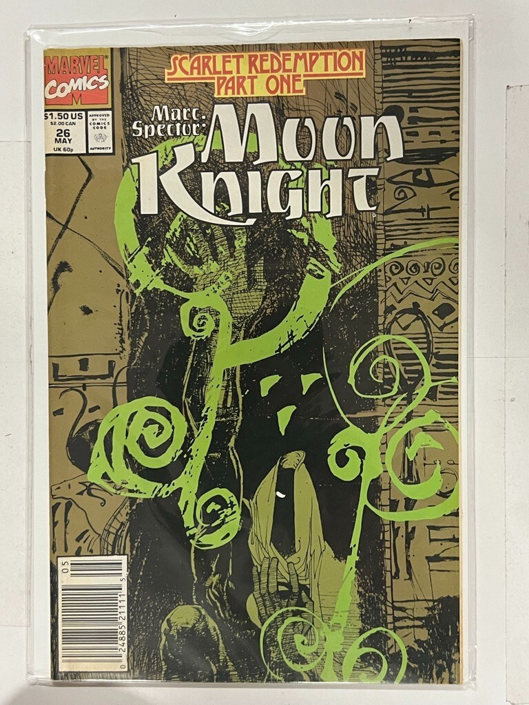 Marc Spectre: Moon Knight #26 scarlet redemption part one RARE NEWSTAND