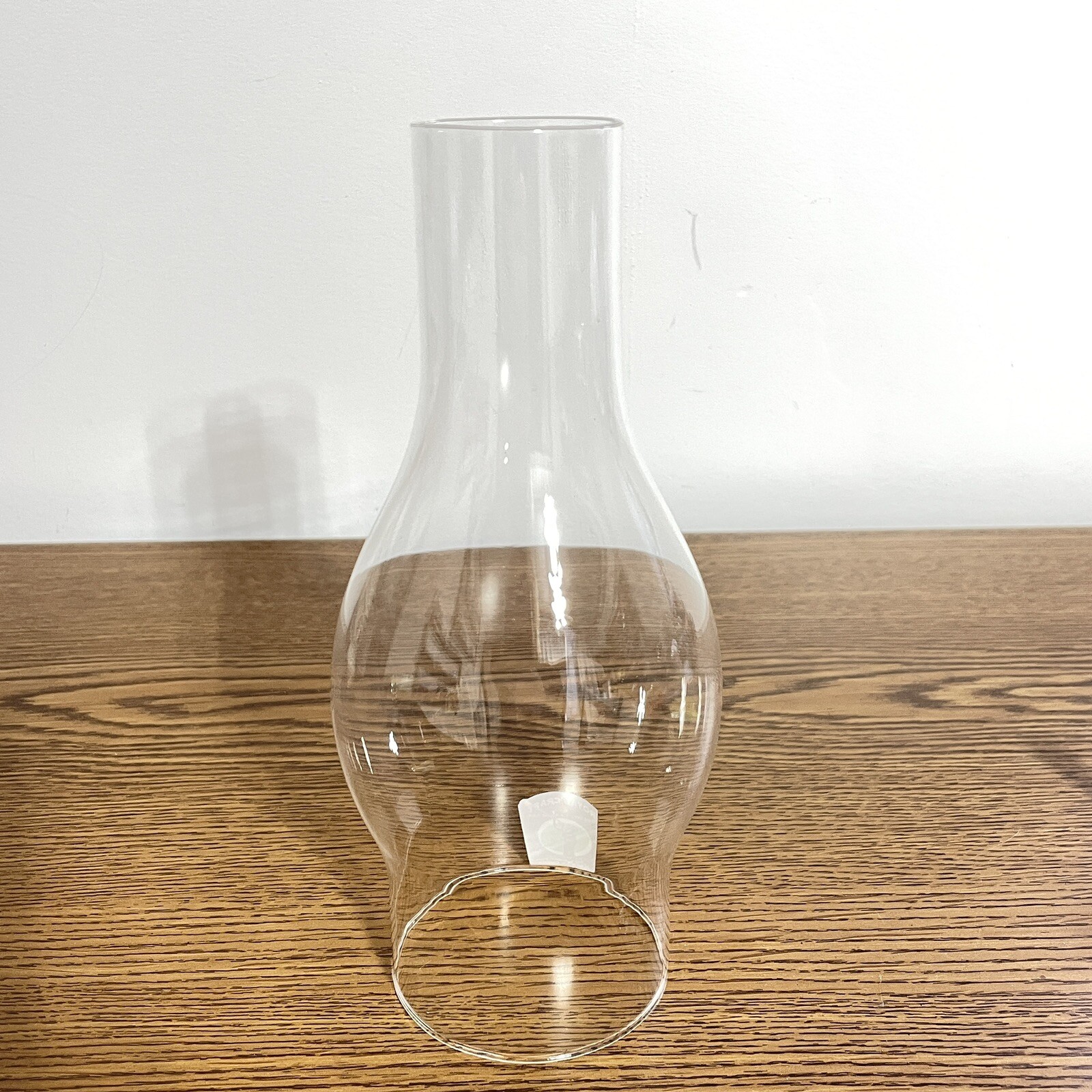Clear Glass Chimney For Oil Lamp 7-5/8” High 2-5/8” Base Fitter And 1.5” Top