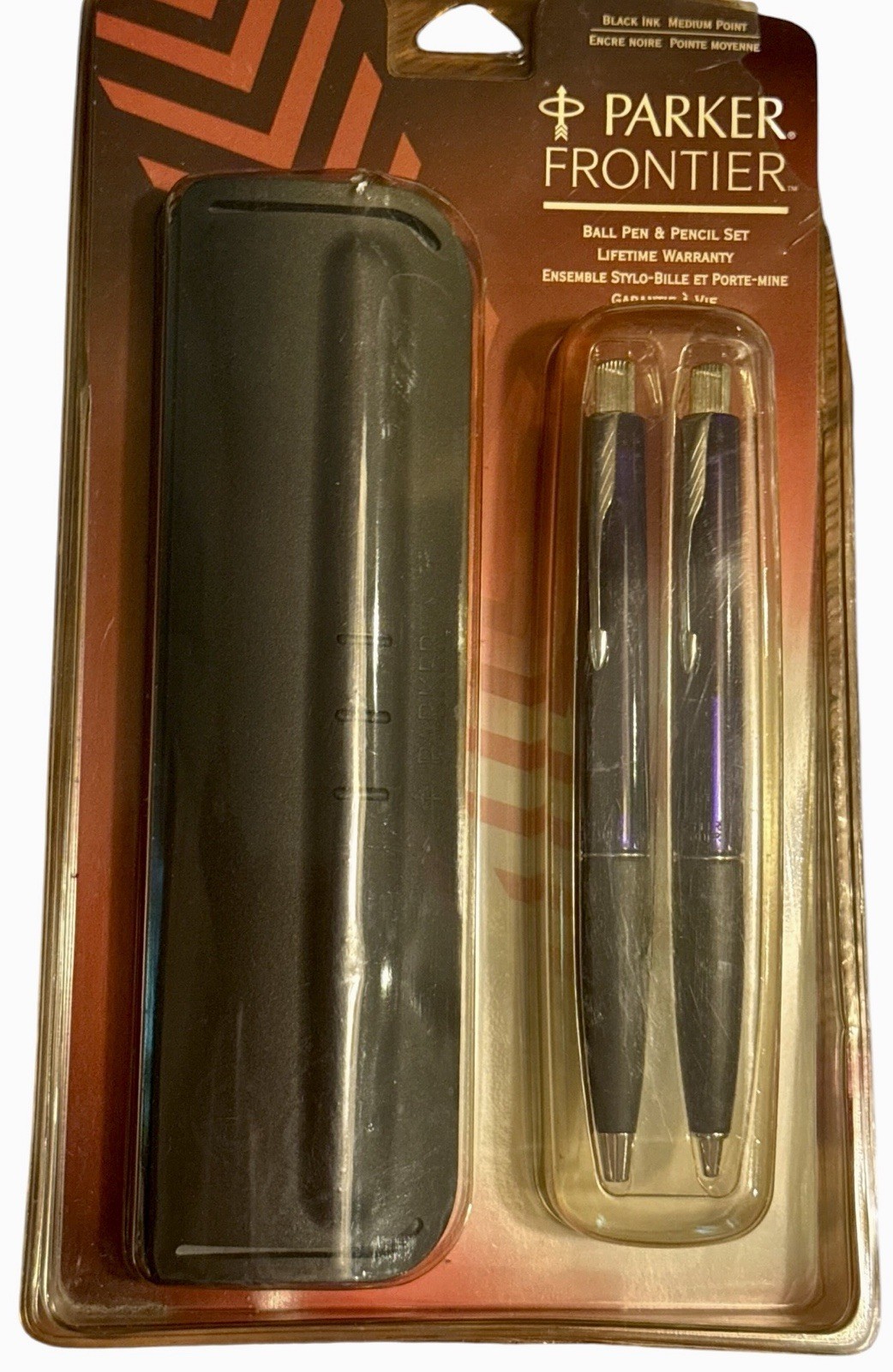 Metallic Purple / Plum Parker Frontier Pen & Pencil Set Made In The USA