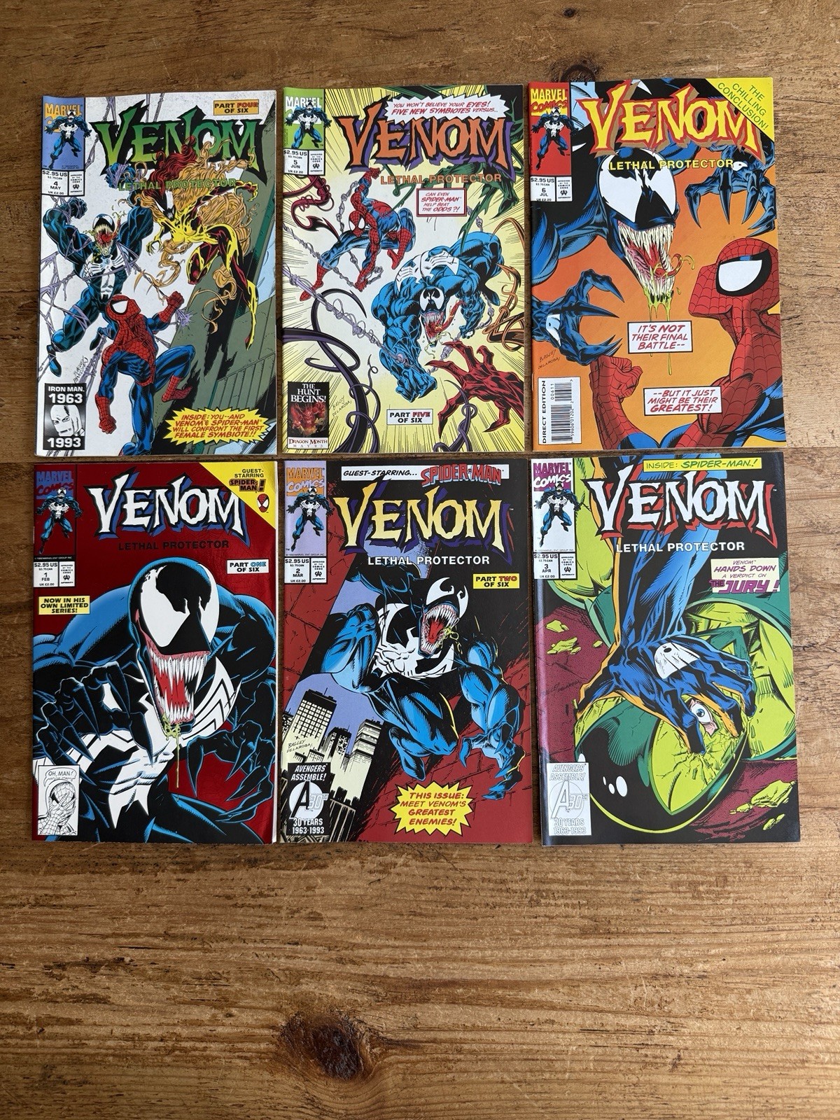 Venom: Lethal Protector #1-#6  Marvel Comics 1993 Set 9