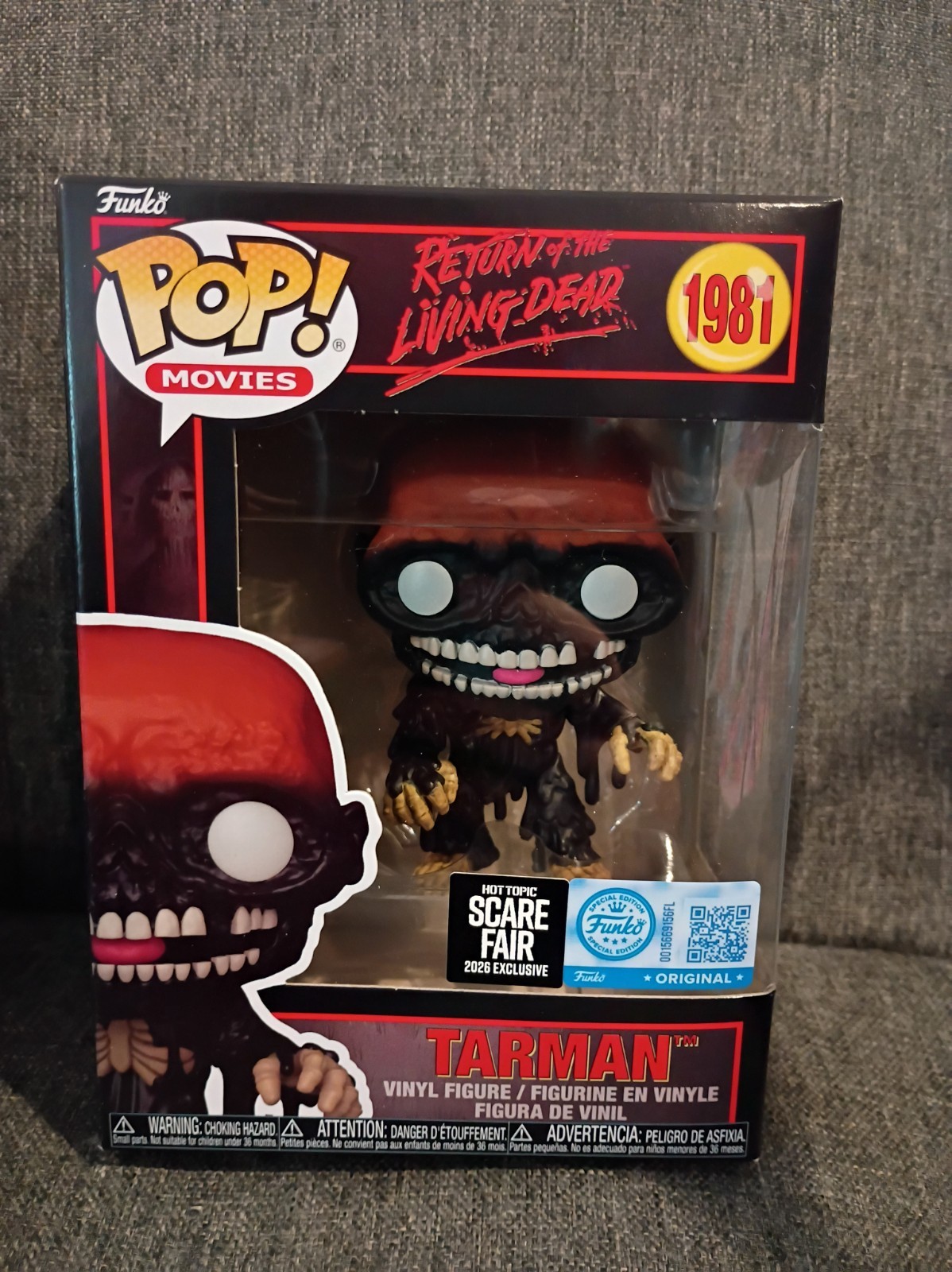 Funko Pop Return Of The Living Dead Tarman Scare Fair 2026 Hot Topic In HAND
