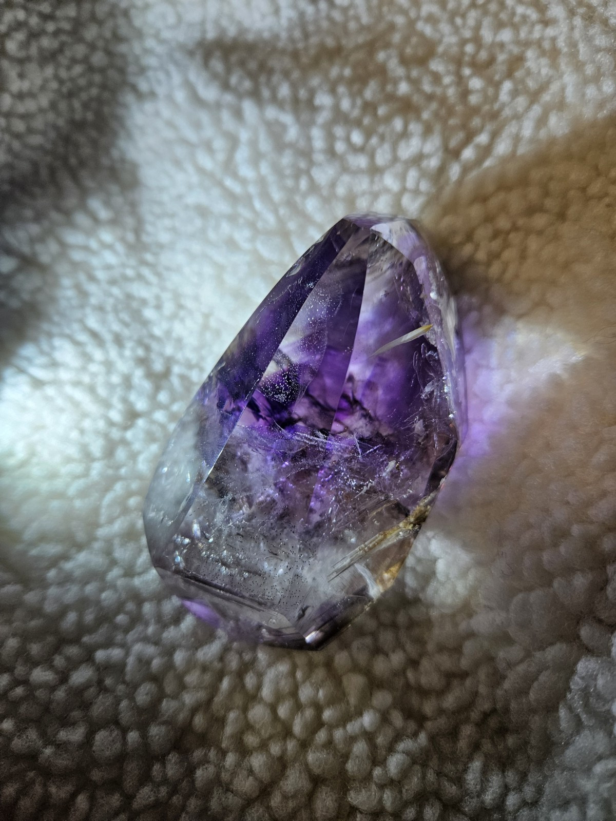 Genuine Super Seven Crystal Polished Rock
