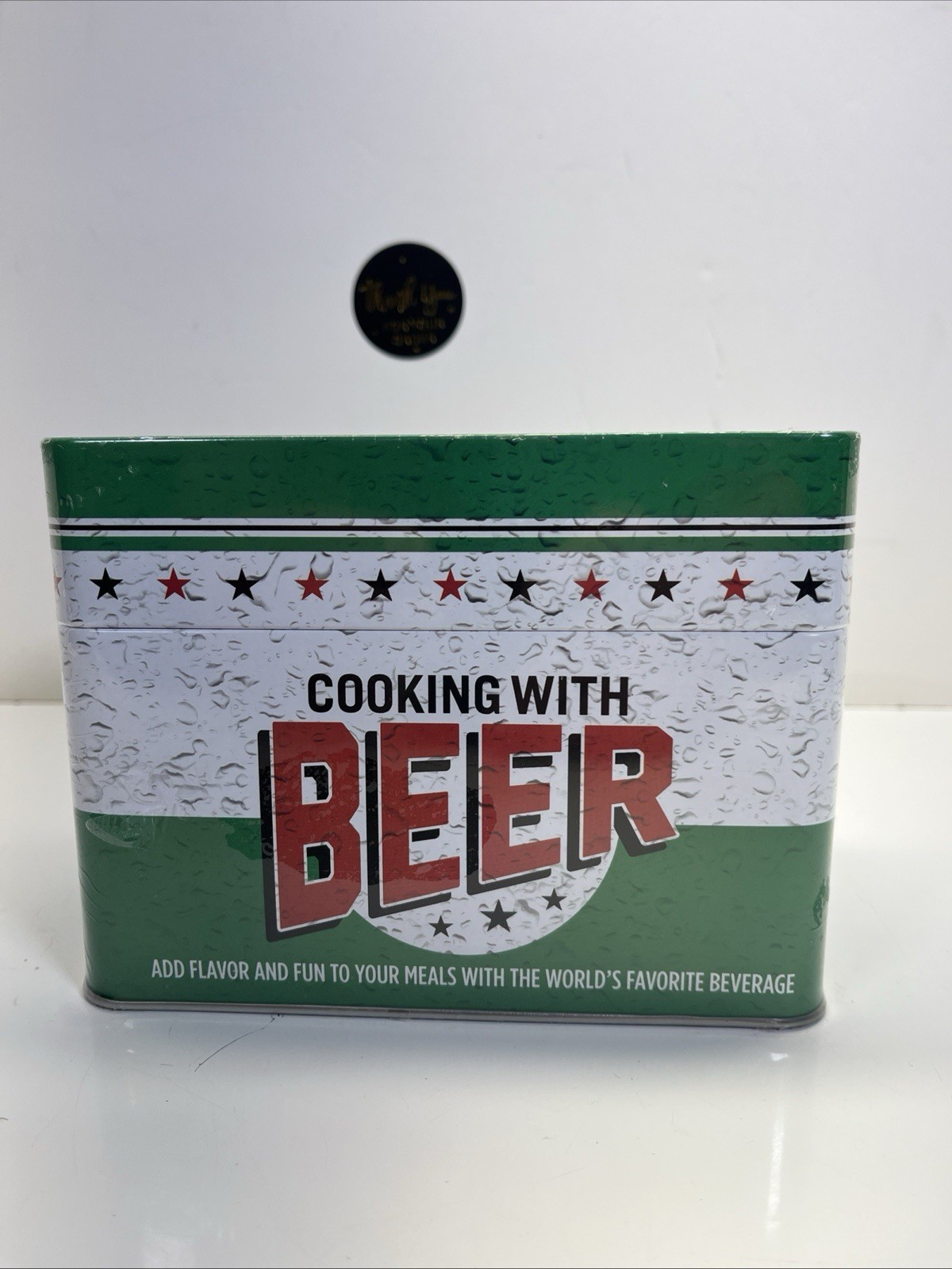 Cooking with Beer 99 Recipe Card Collection in a Tin NEW SEALED