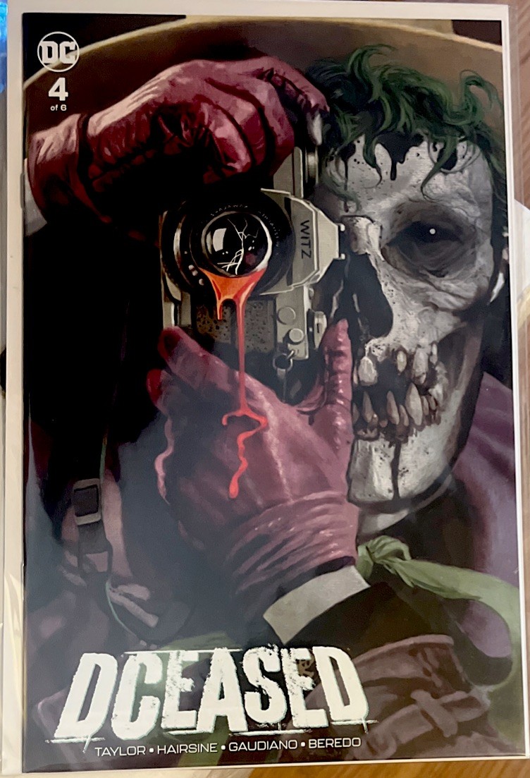 DCeased #4 ARTHUR SUYDAM FORBIDDEN PLANET JOKER VARIANT ZOMBIES COMIC BOOK
