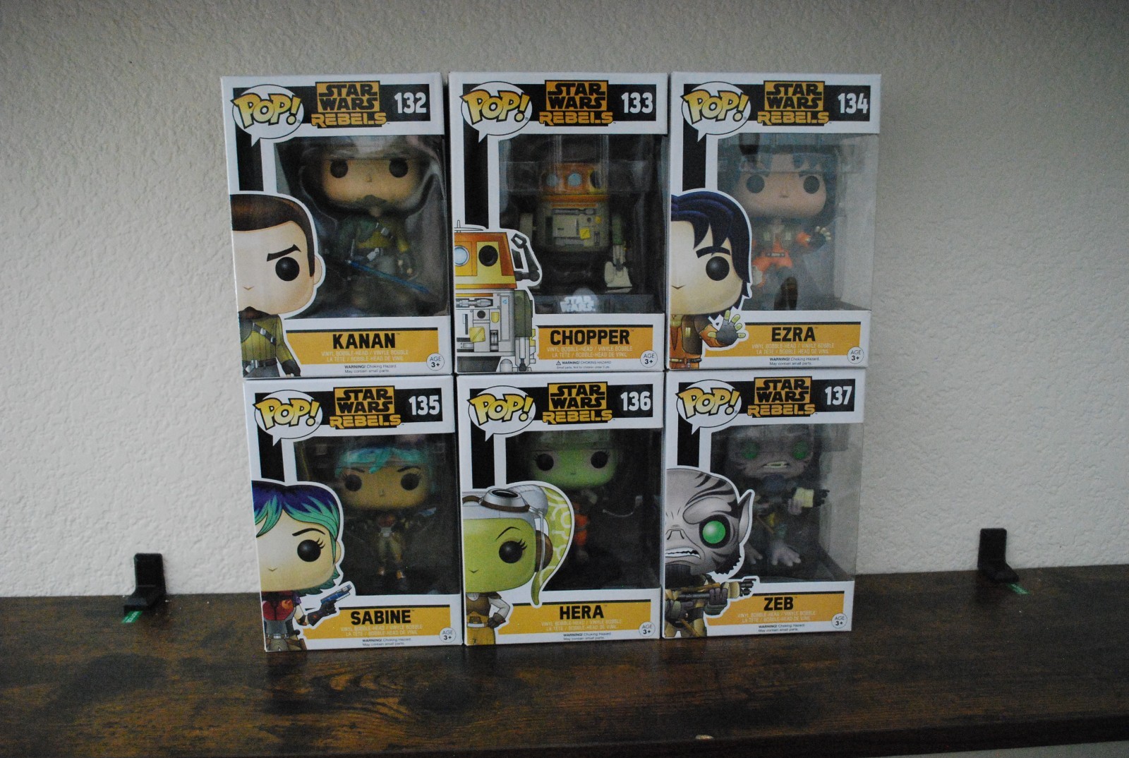 Funko POP Star Wars Rebels Wave 1 (Complete Set)