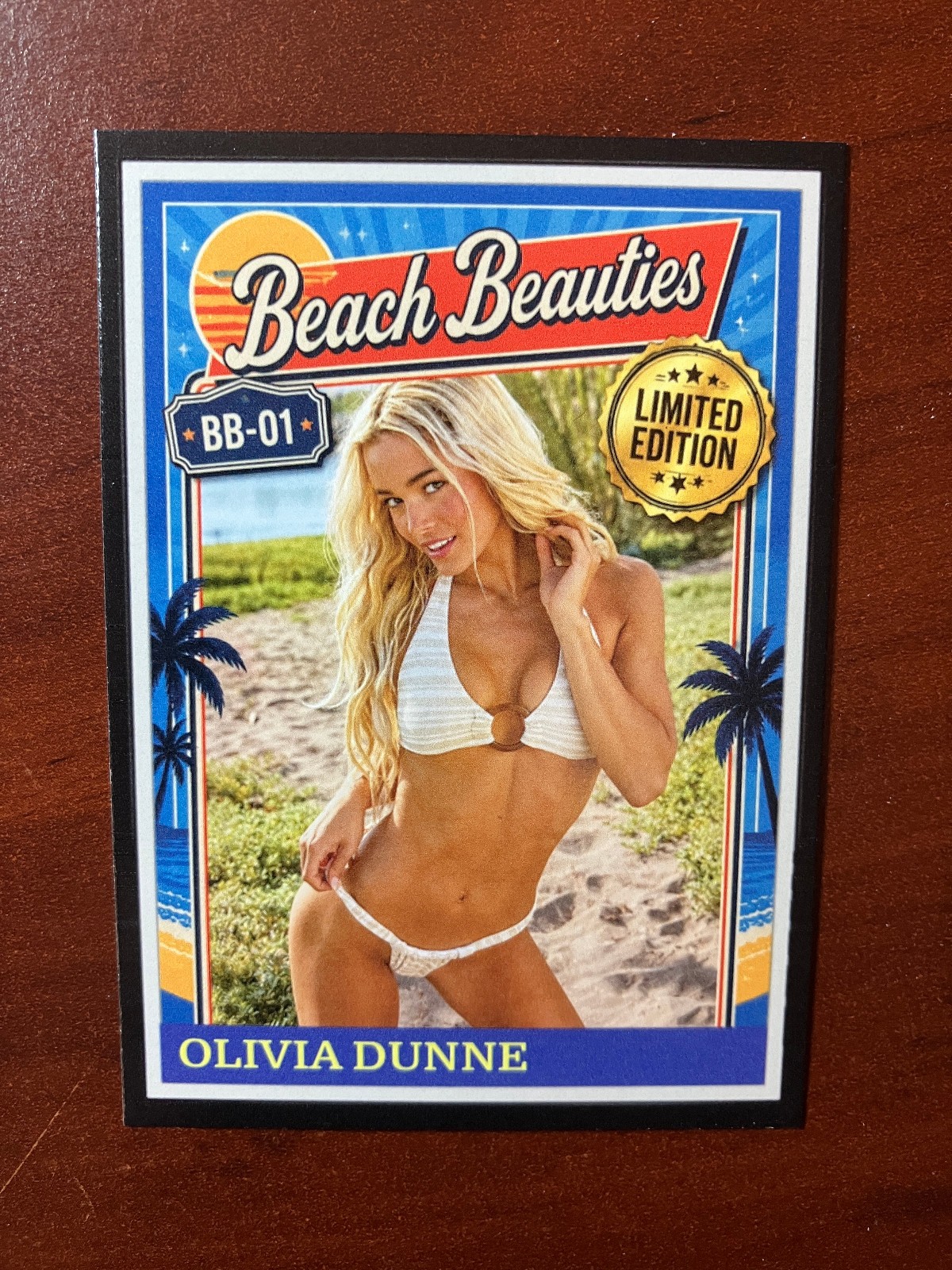 NEW Custom ACEO Beach Beauties Trading Card NEW Custom ACEO Beach Beauties Trading Card