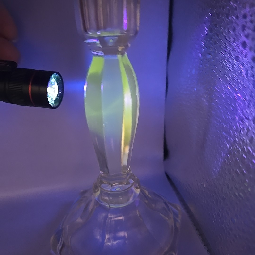 Cut Uranium Glass 7