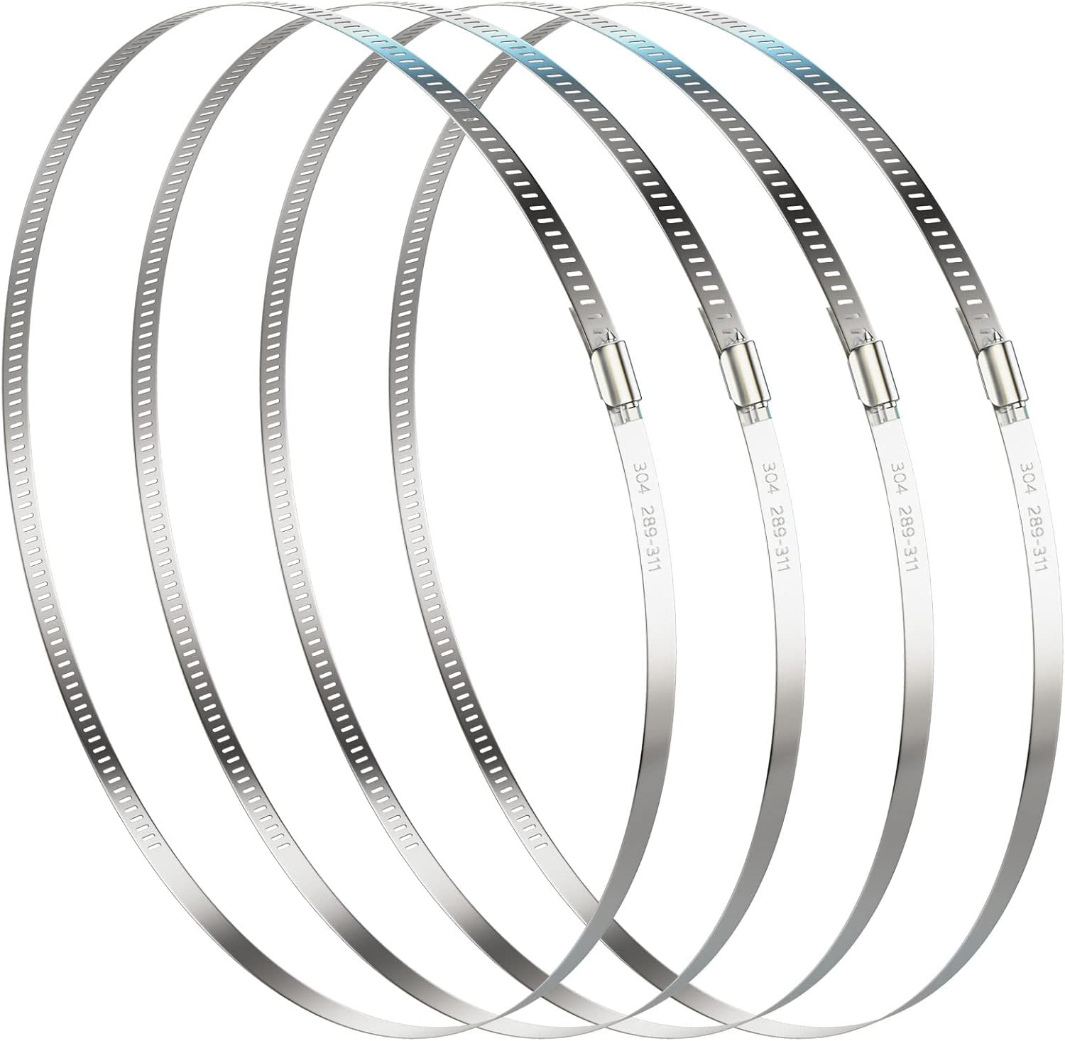 12 Inch Large Hose Clamp Adjustable 304 Stainless Steel Duct Clamp 4 Pack 12 Inch Large Hose Clamp Adjustable 304 Stainless Steel Duct Clamp 4 Pack