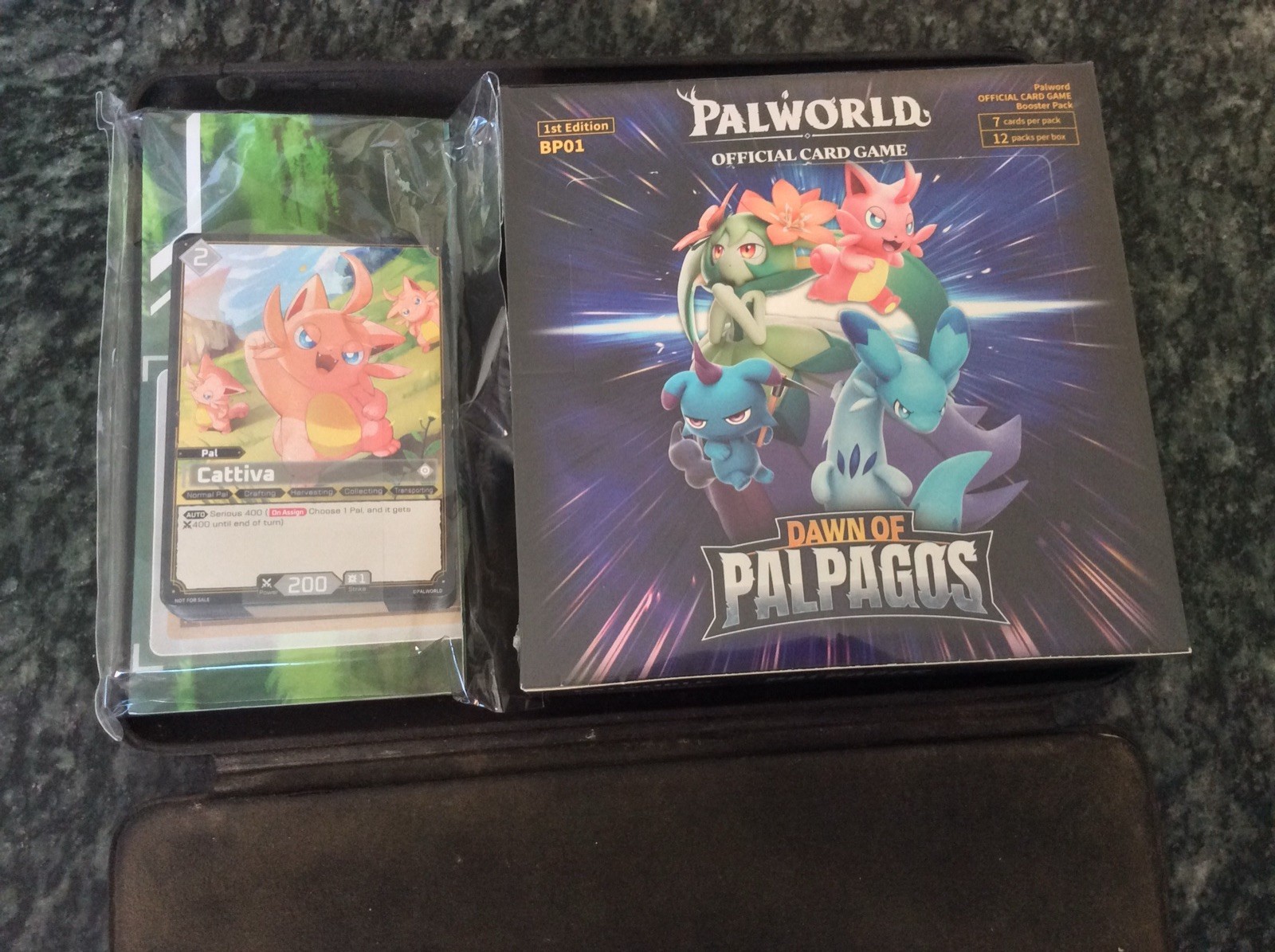 Palworld TCG BP01 1st Edition Booster Box palword error+ Demo Deck Sealed