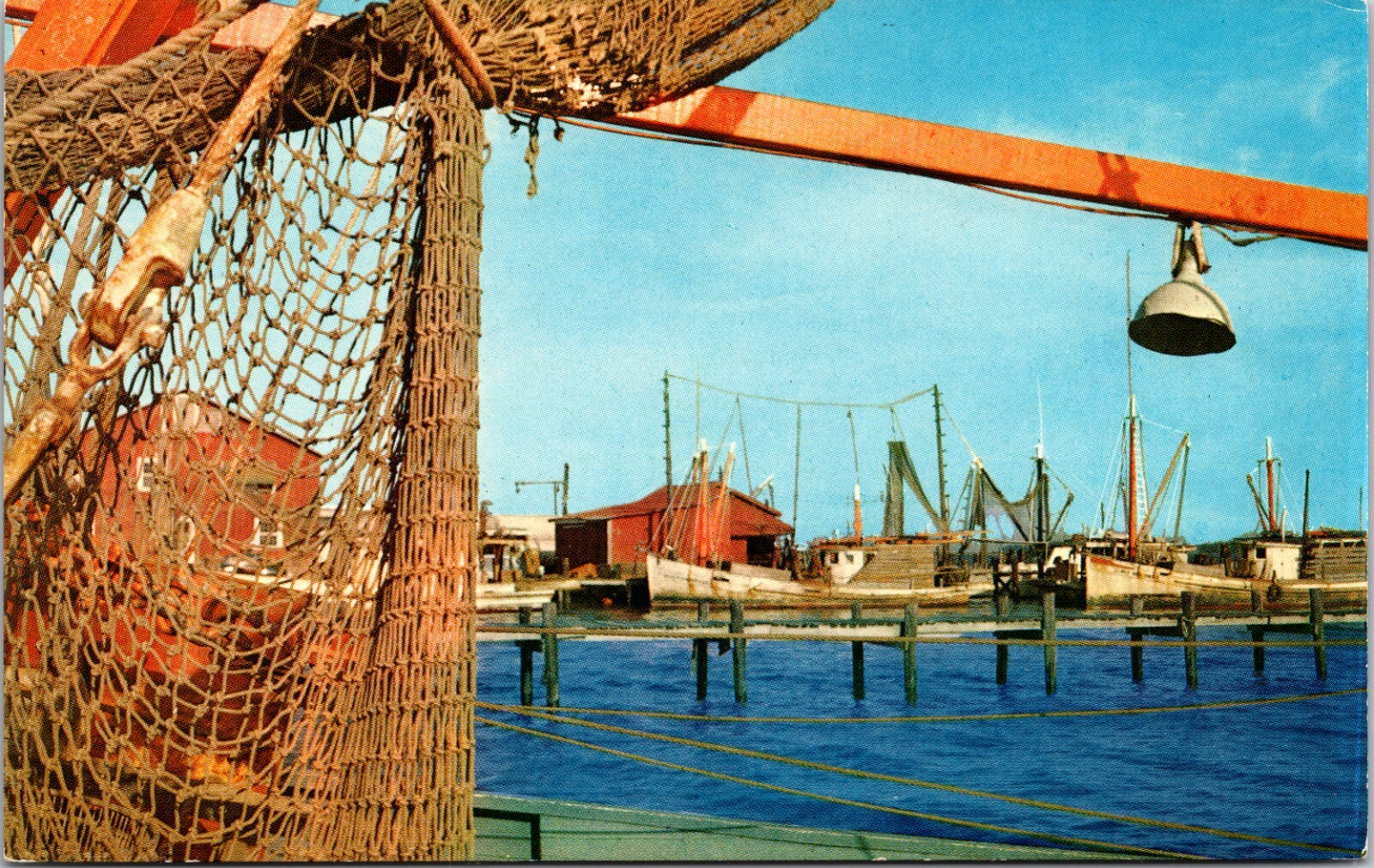 Gulf Coast Fishing Boats - Postcard