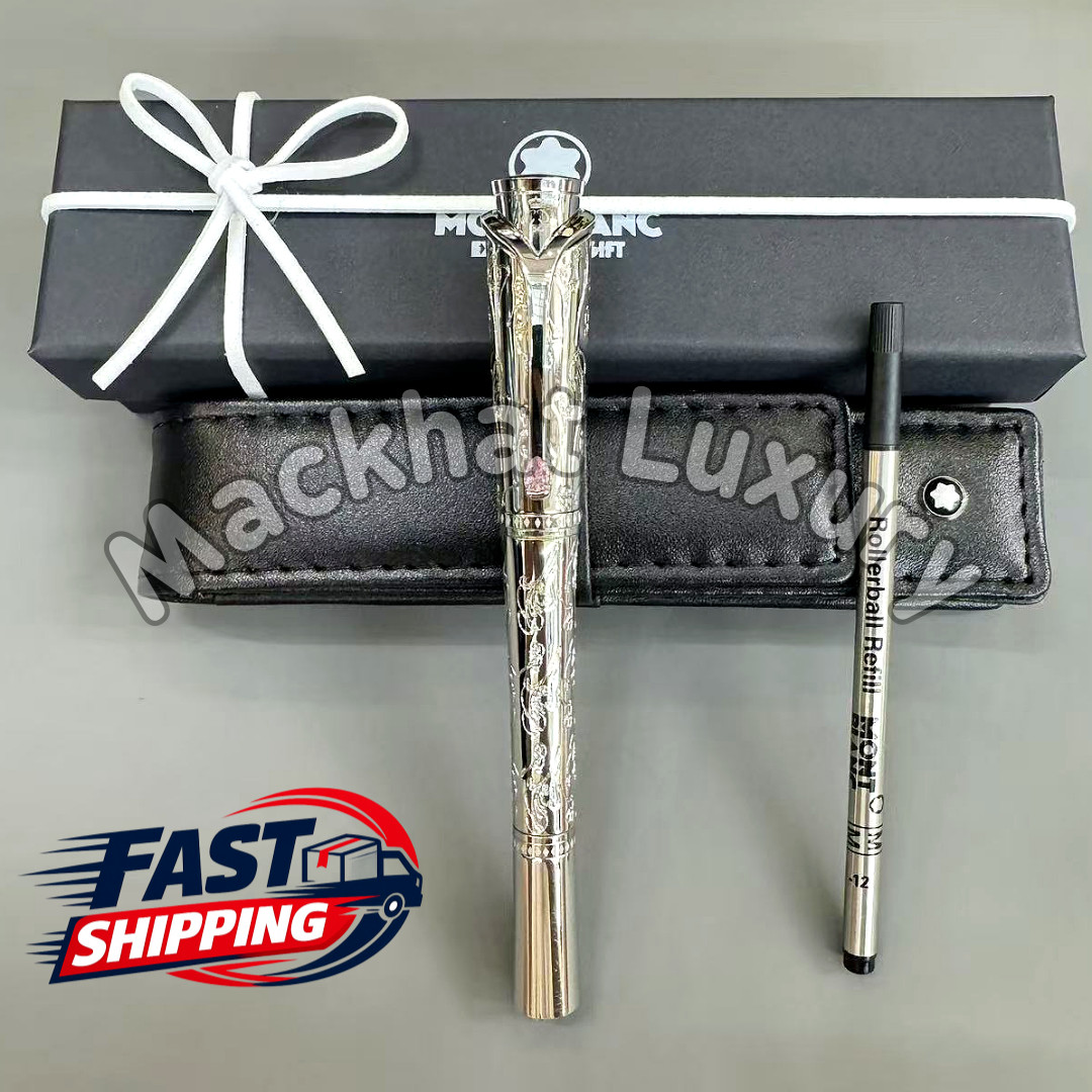Monaco Princess Grace Kelly Special Edition w MONTBLANC Rollerball Pen Fast Ship