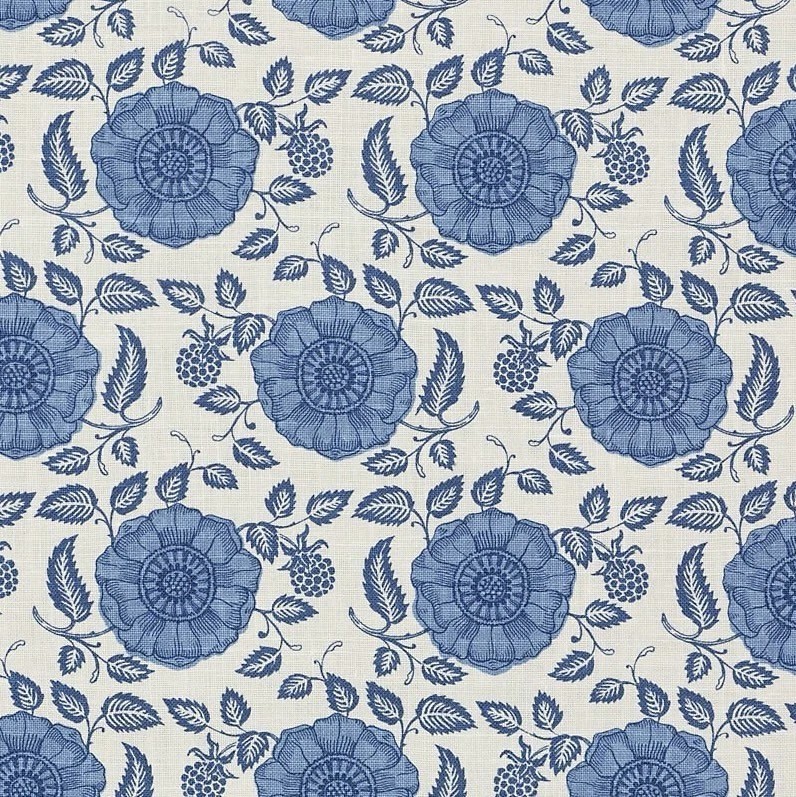 Raoul Textiles Oyster Linen Fabric - Marbella / Delft 2 yds