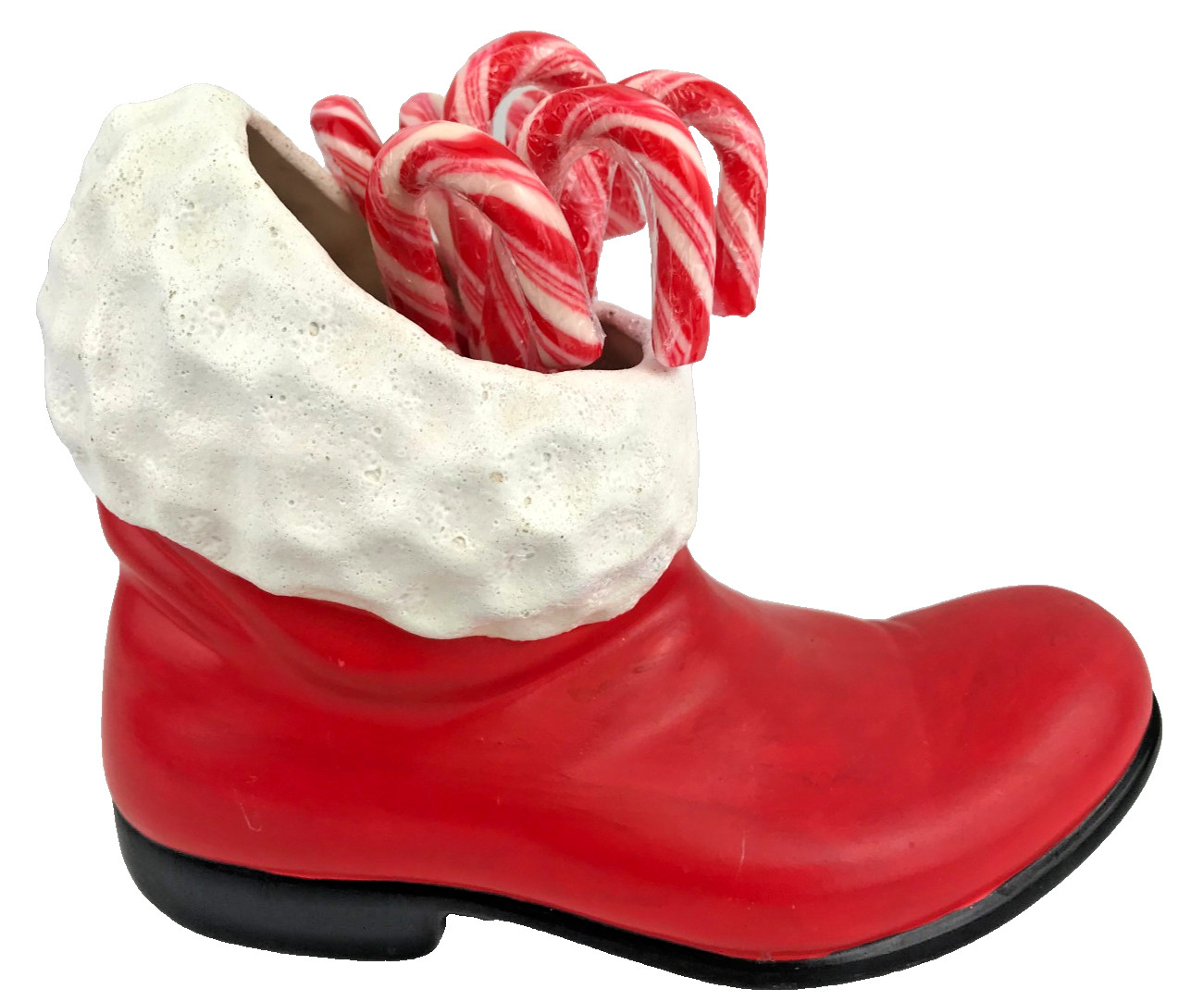 VINTAGE 1970\'S CHRISTMAS SANTA BOOT PLANTER VINTAGE 1970\'S CHRISTMAS SANTA BOOT PLANTER