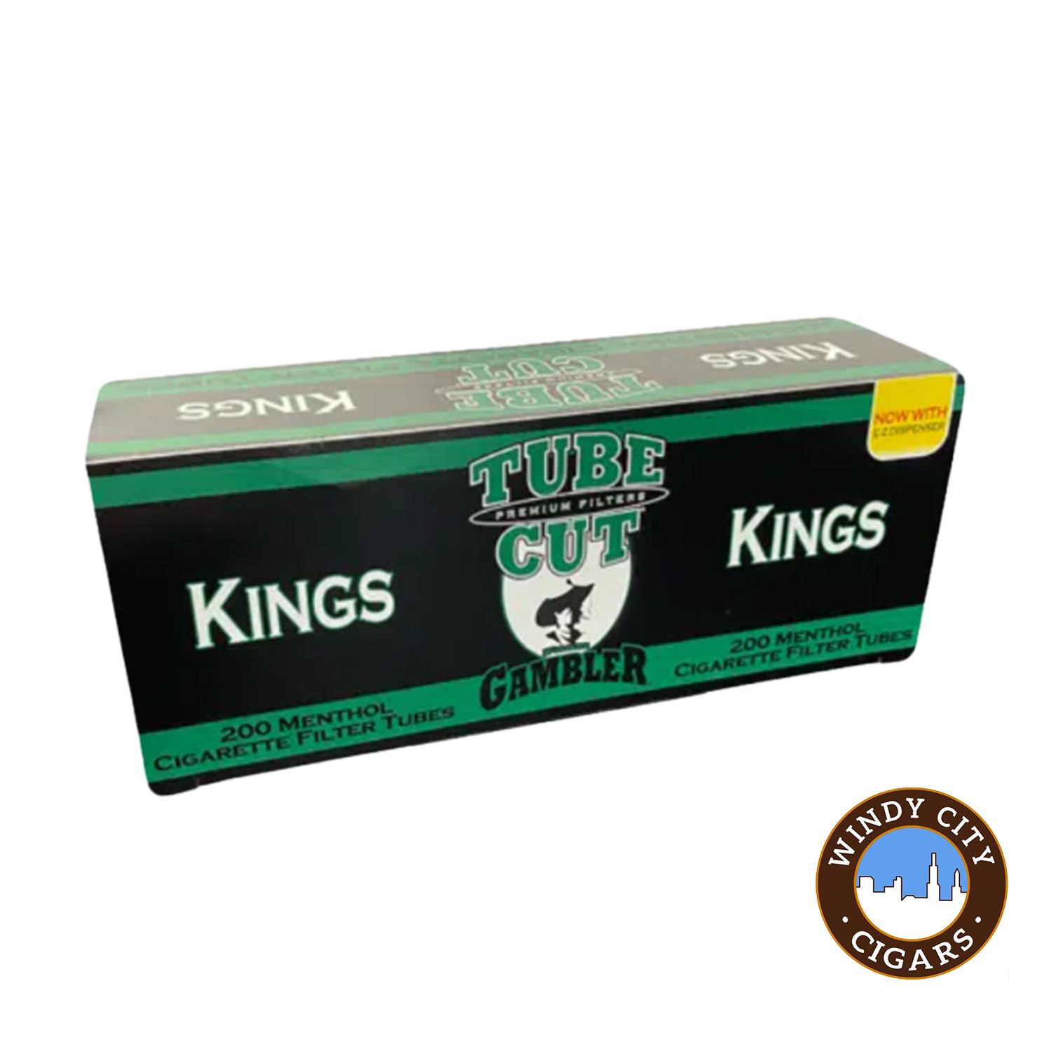 Tube Cut Menthol King Cigarette 200ct Tubes - 10 Boxes