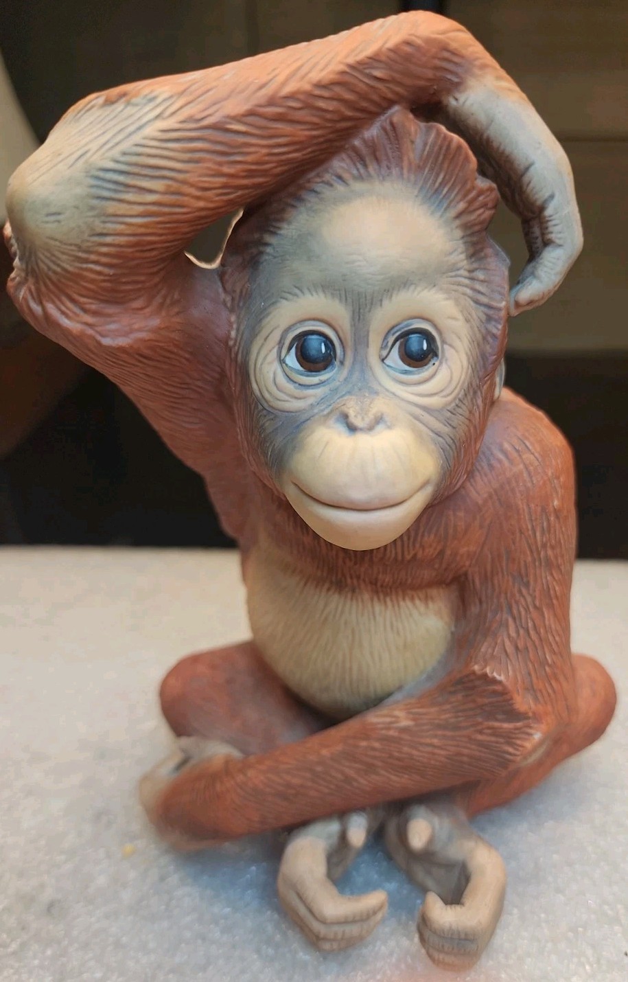 Vtg Lenox Orangutan Smithsonian Institution Figurine Fine Porcelain 1994 6.5\