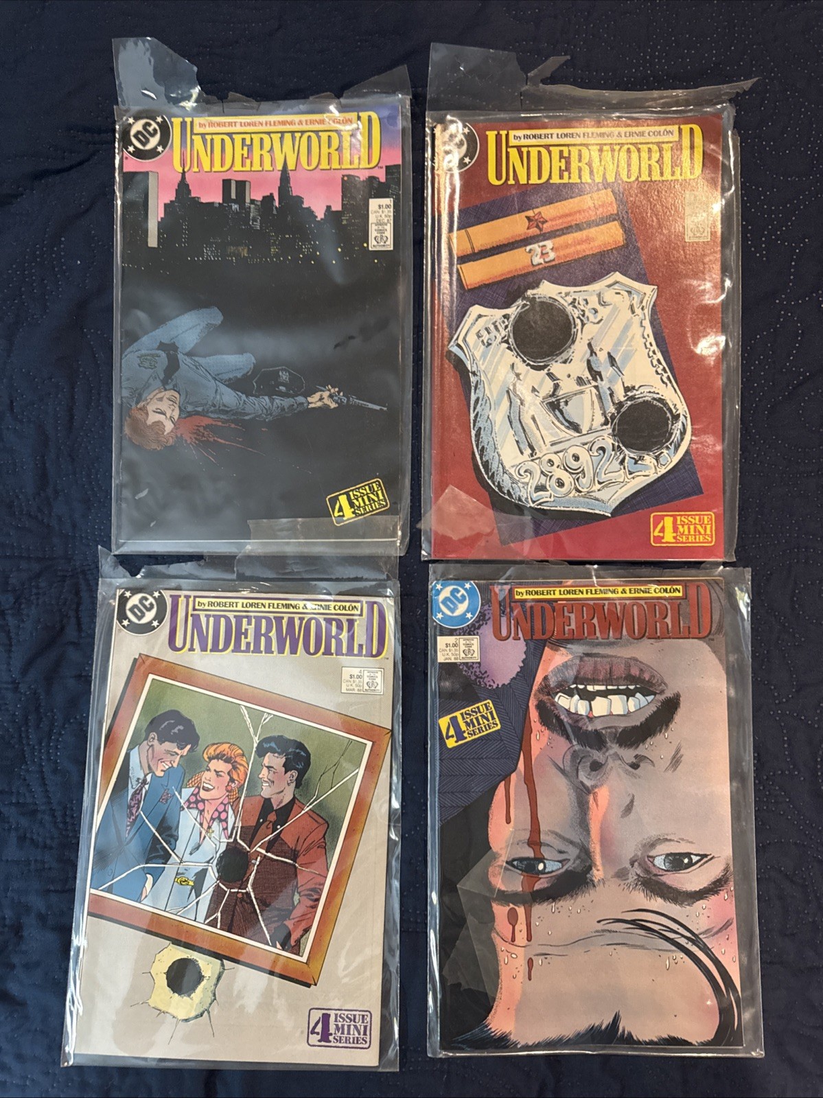 Underworld 1 2 3 4 Very Fine Vf 8.0 Dc 1987 Underworld 1 2 3 4 Very Fine Vf 8.0 Dc 1987
