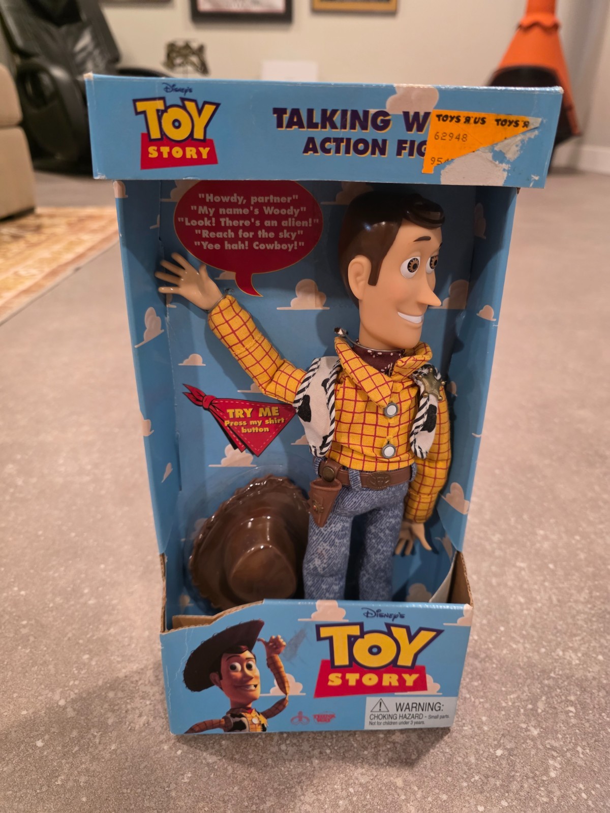 Vintage Toy Story Woody doll 1995 -- Thinkway Toys