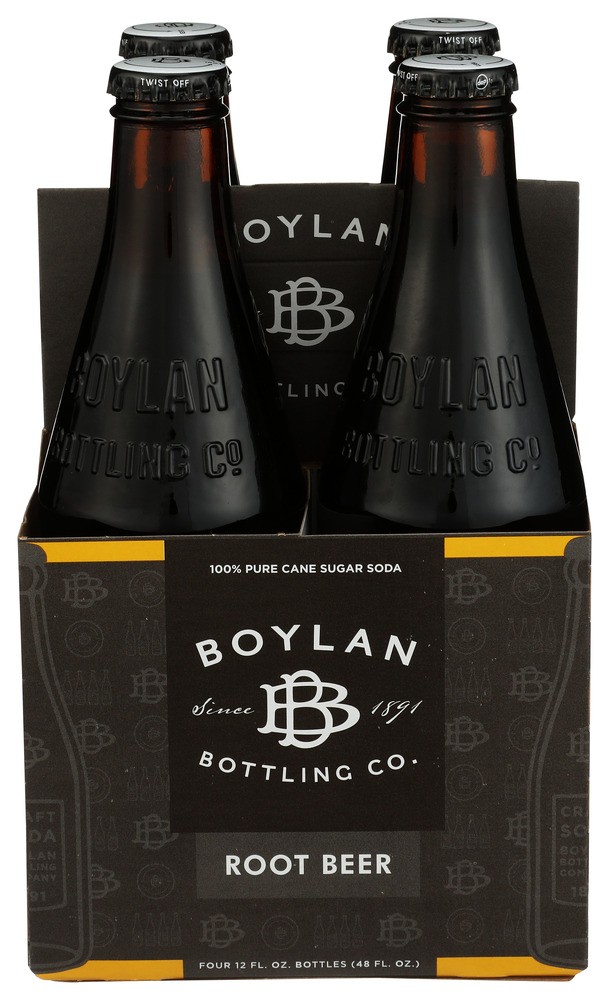 BOYLAN SODA ROOT BEER 4PK 48 FO