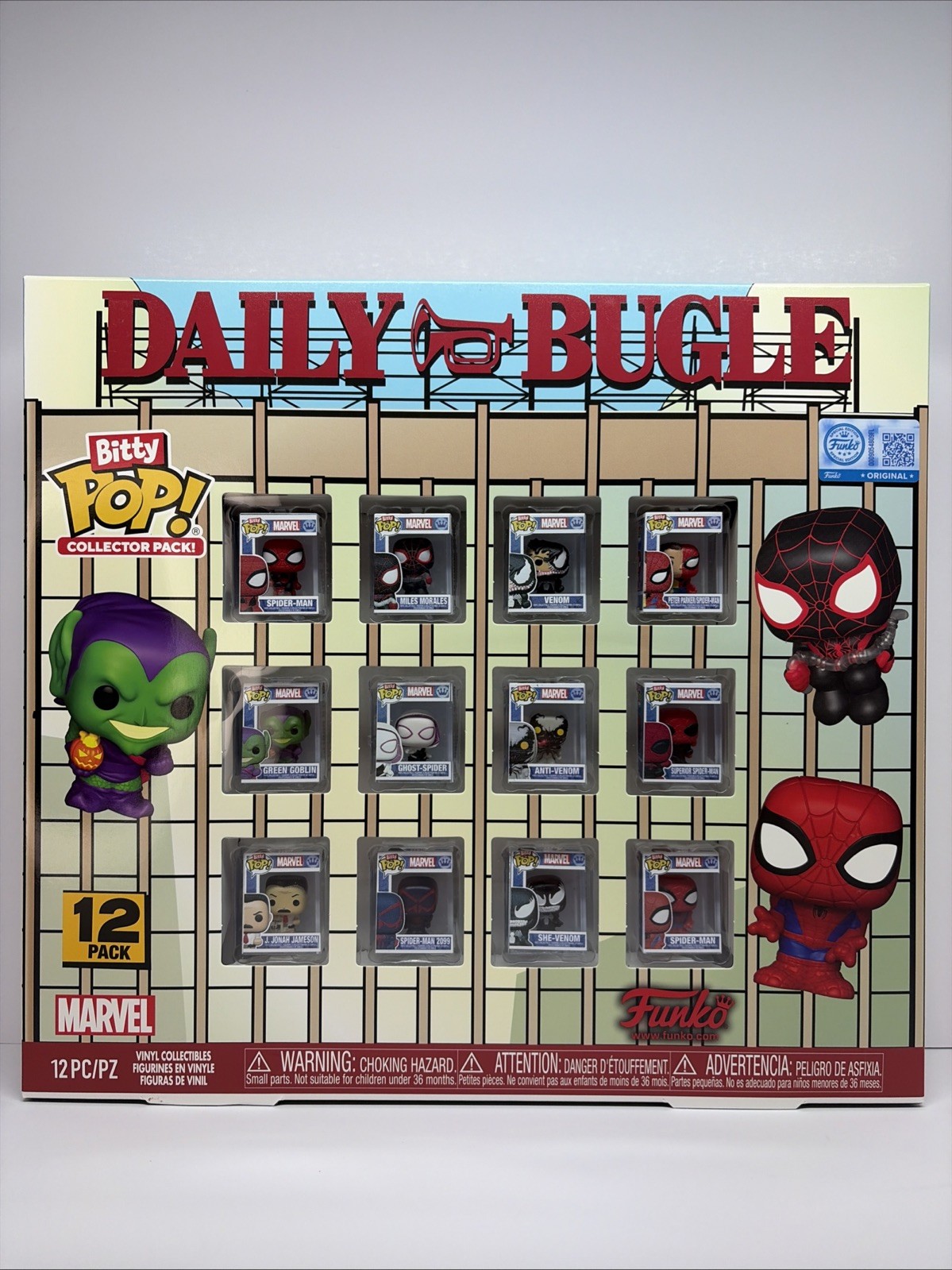 Funko Bitty Pop Spider-Man 12-Pack Daily Bugle Target Exclusive Marvel NEW