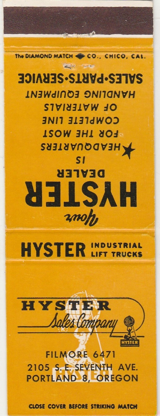 Hyster Sales Company-Portland-Oregon-Or