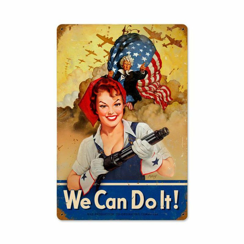 ROSIE THE RIVETER UNCLE SAM WE CAN DO IT WWII 18 ROSIE THE RIVETER UNCLE SAM WE CAN DO IT WWII 18