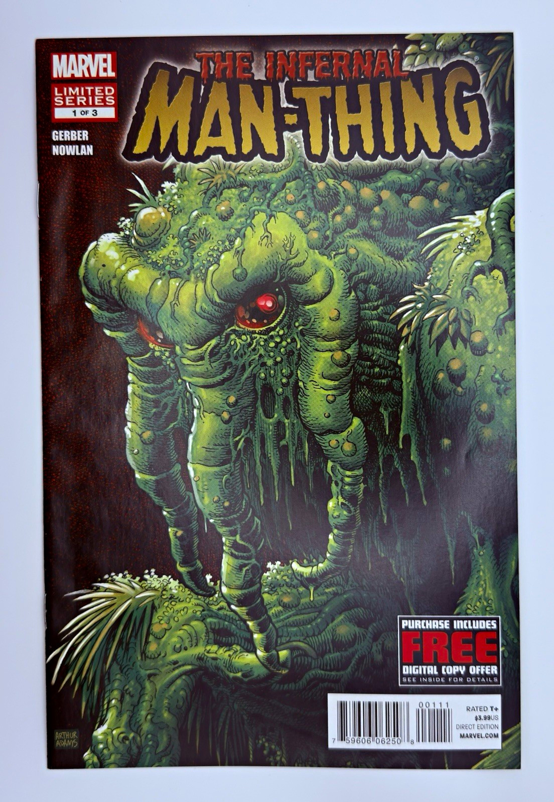 Marvel Comics The Infernal Man-Thing #1-3 Complete Set - Limited Series Marvel Comics The Infernal Man-Thing #1-3 Complete Set - Limited Series