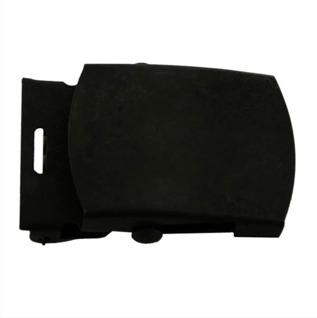 GENUINE U.S. NAVY BELT BUCKLE: BLACK ROLLER - MALE