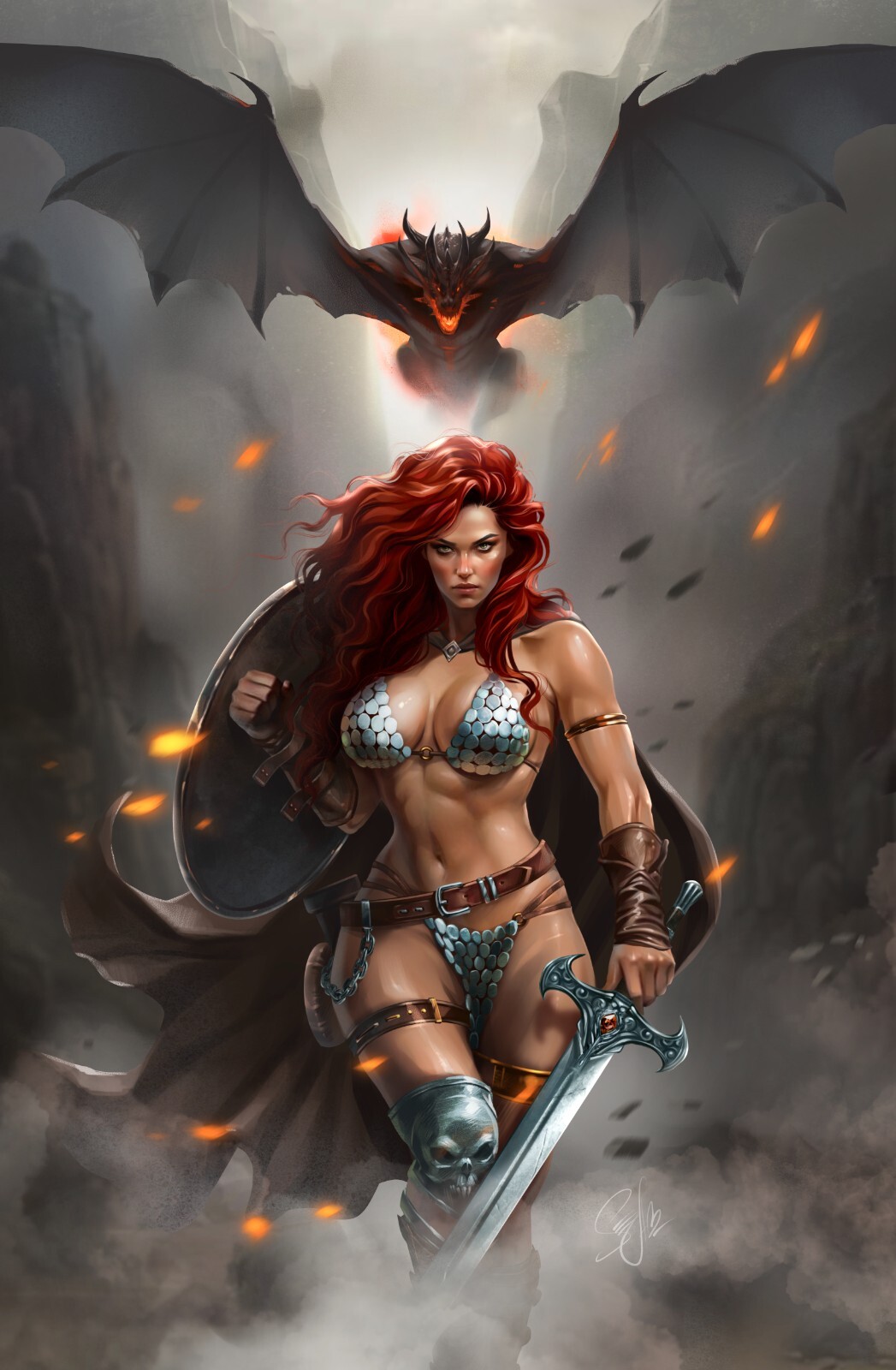 RED SONJA #12 - KATYA SINYUKHINA COVER A SDCC 2024 EXCLUSIVE LTD 400