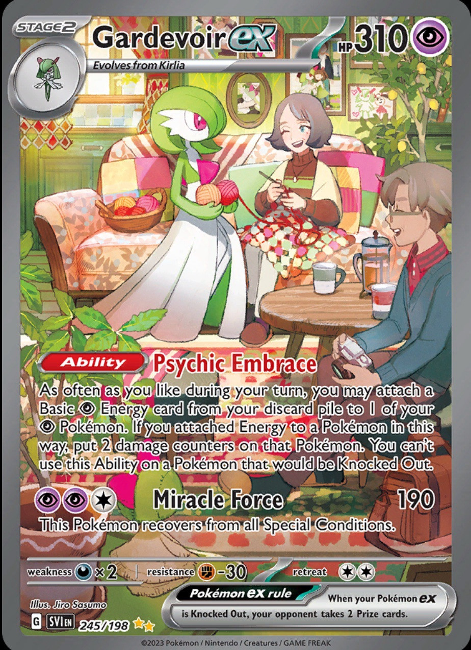 GARDEVOIR EX - 245/198 ⭐ ⭐ Special Illustration Rare Scarlet & Violet 🔥 GARDEVOIR EX - 245/198 ⭐ ⭐ Special Illustration Rare Scarlet & Violet 🔥