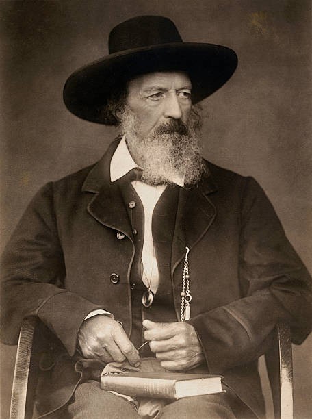 Lord Alfred Tennyson was a British poet playwright who was given t- Old Photo