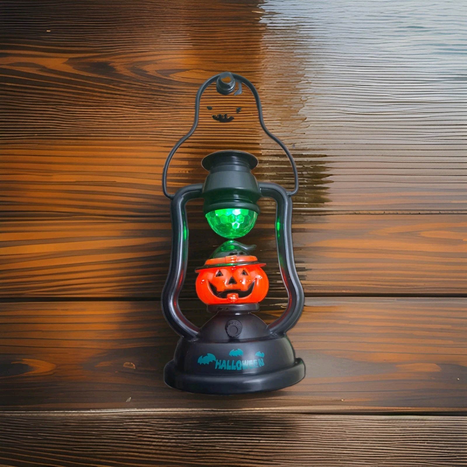 Halloween Light-Up Pumpkin Lantern, Plastic Jack-o\'-Lantern Pattern