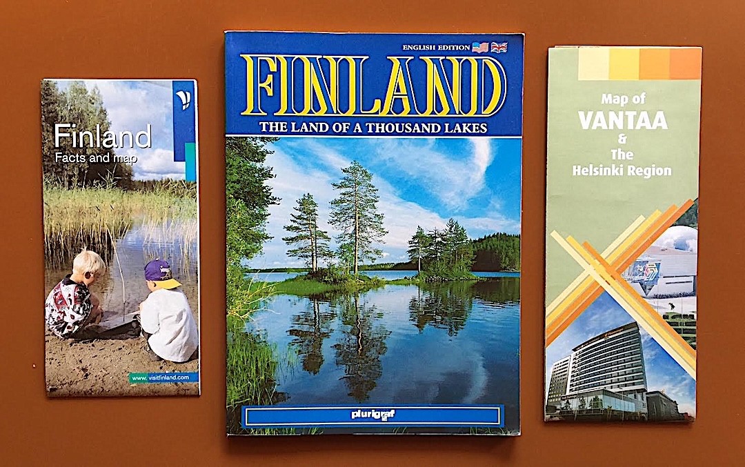 Pictorial Guidebook, Maps for Finland, Helsinki Area