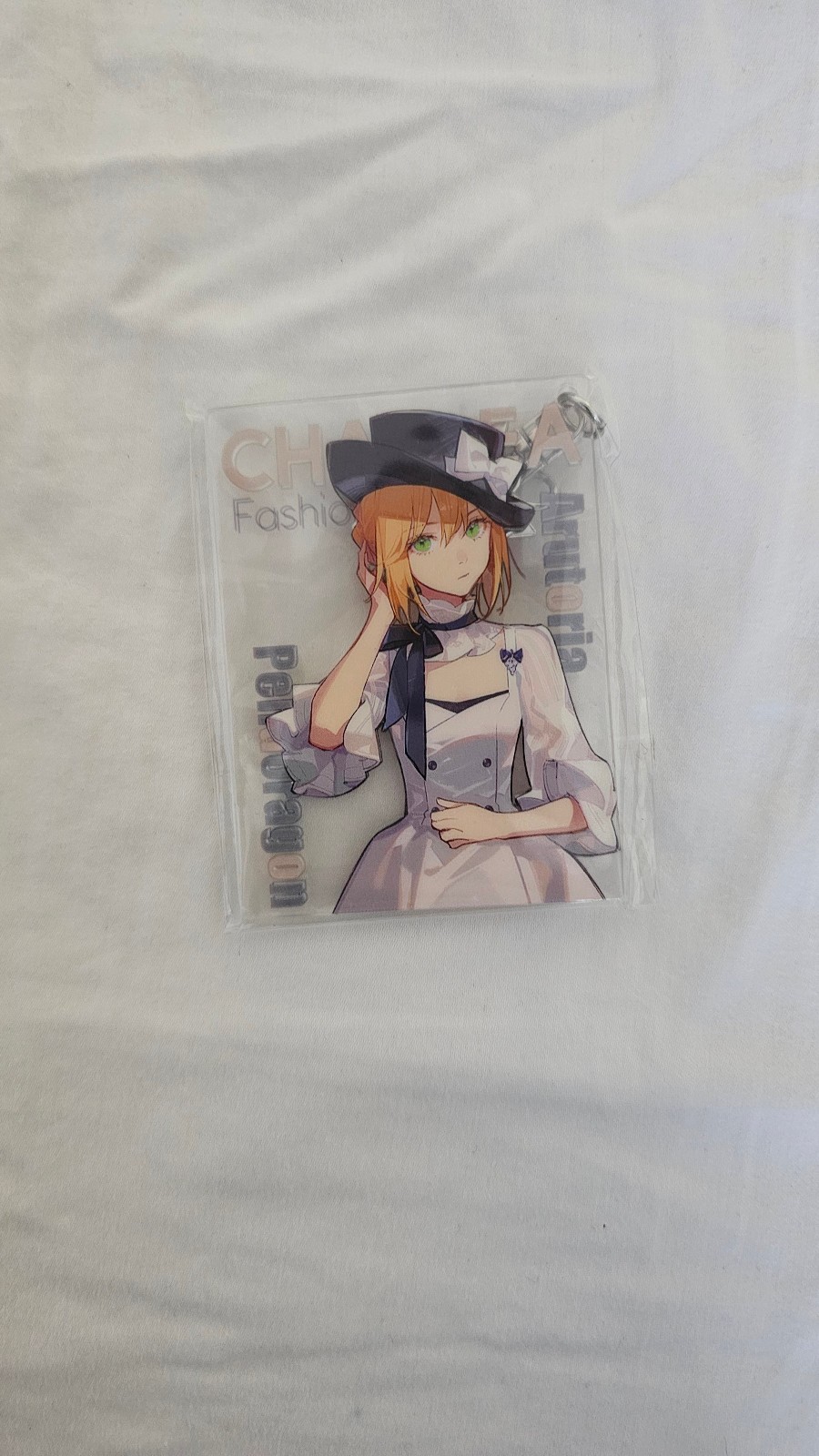 ASK Fate Grand Order Chaldea Fashion Saber Artoria Pendragon Acrylic Keychain
